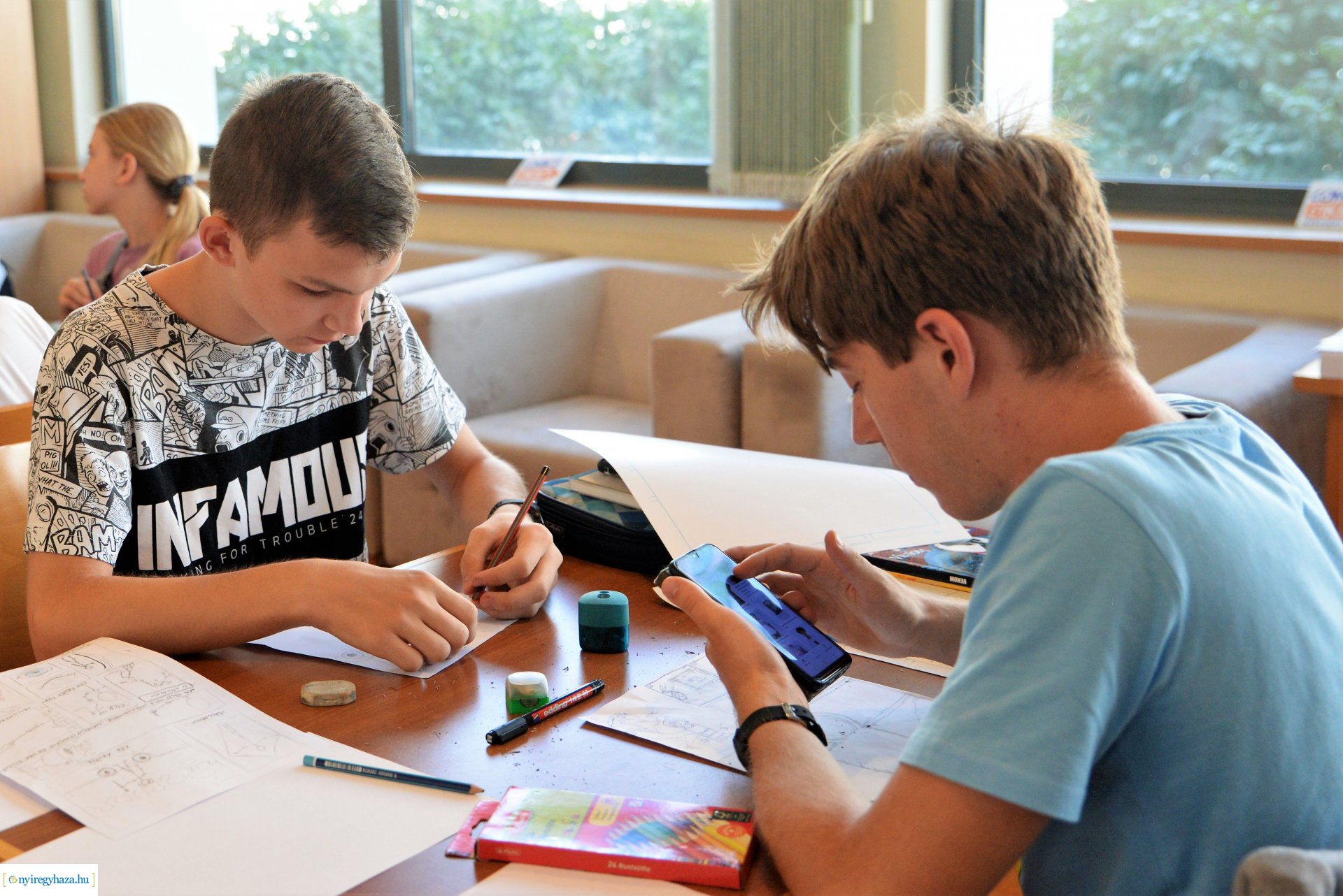 Képregénytábor a Móricz Zsigmond Megyei és Városi Könyvtárban