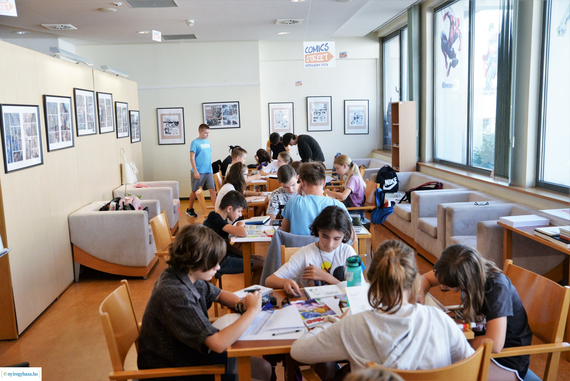 Képregénytábor a Móricz Zsigmond Megyei és Városi Könyvtárban