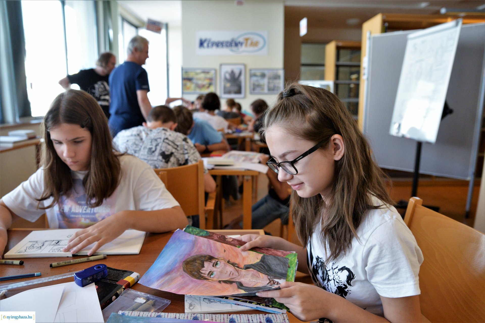 Képregénytábor a Móricz Zsigmond Megyei és Városi Könyvtárban