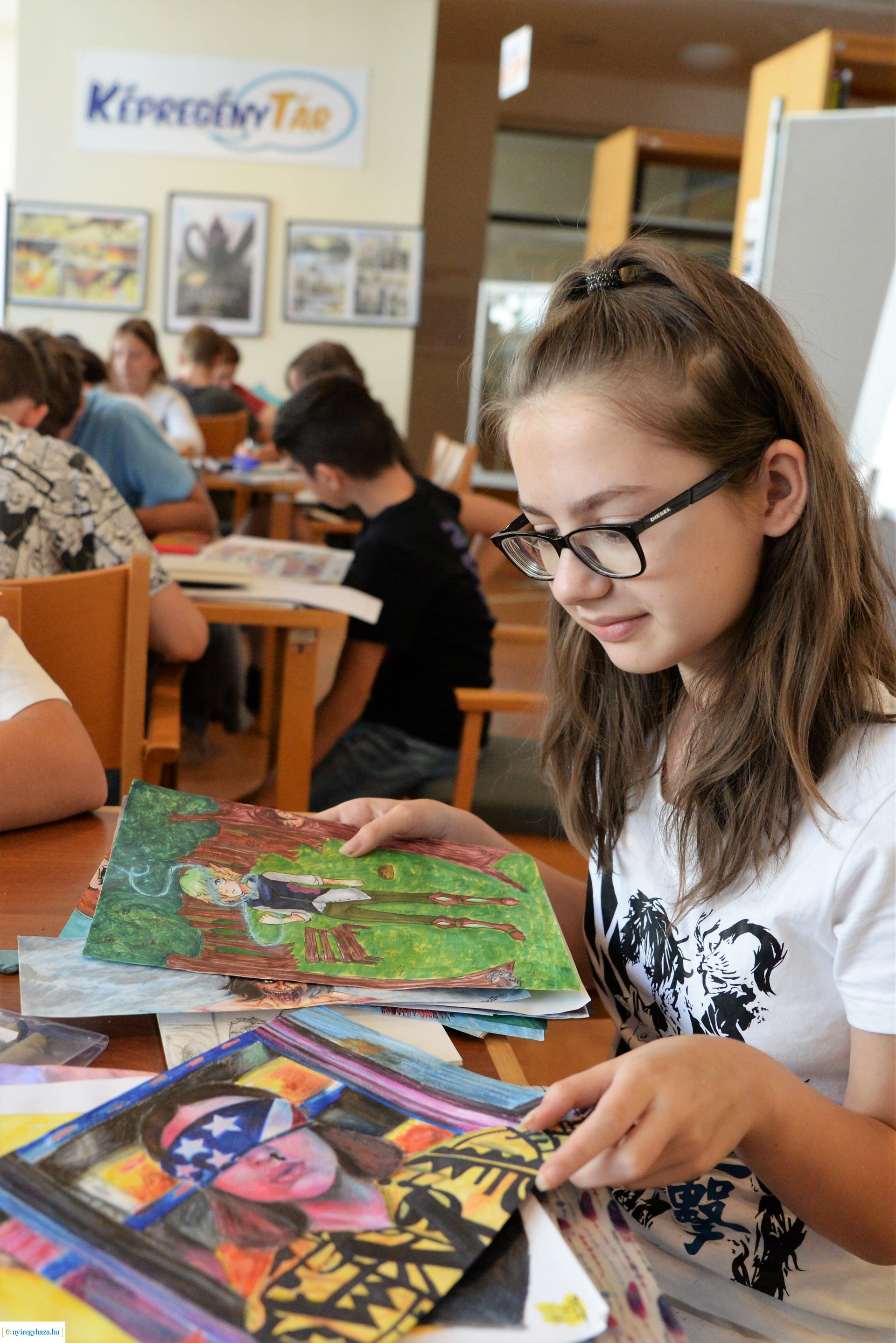 Képregénytábor a Móricz Zsigmond Megyei és Városi Könyvtárban