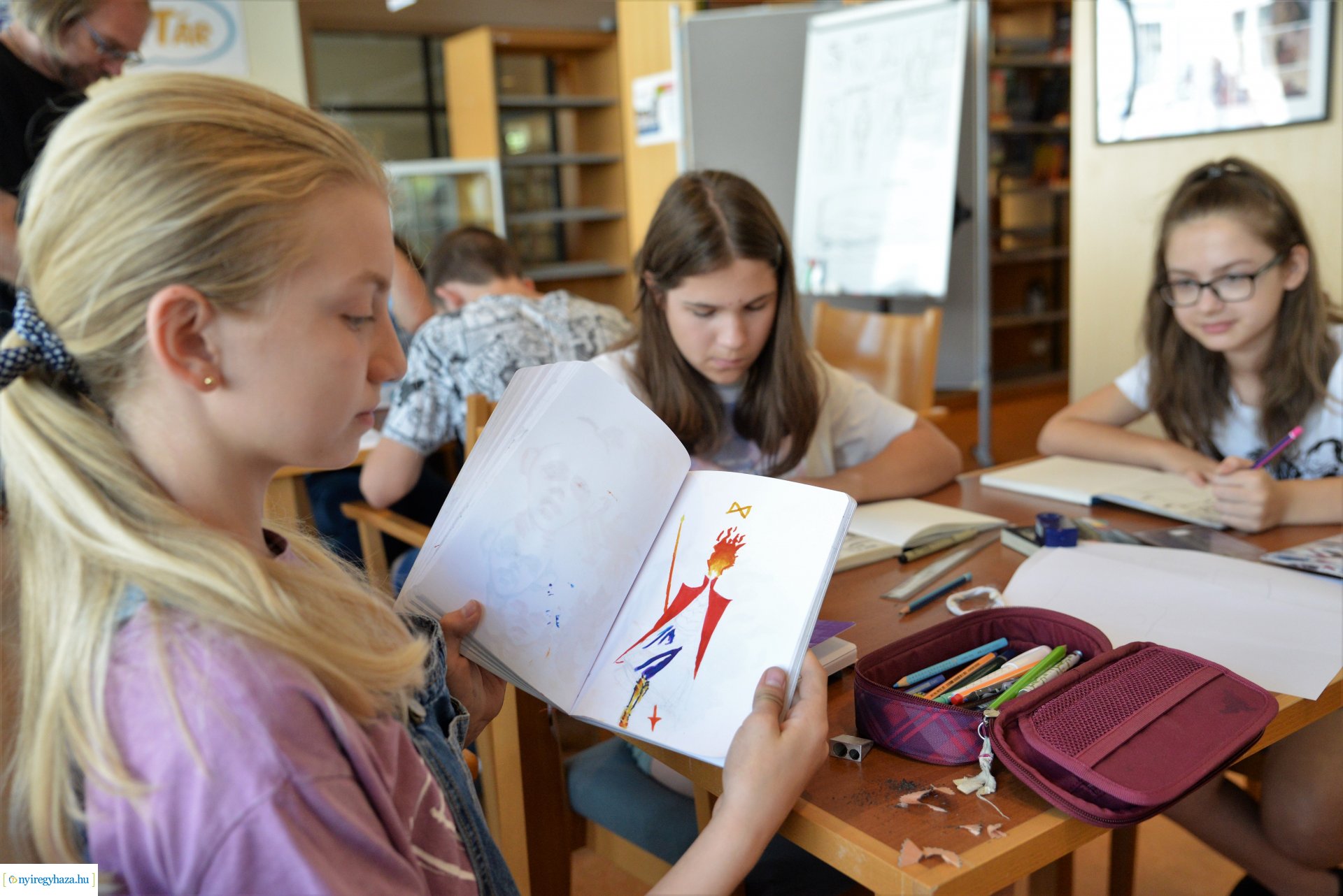 Képregénytábor a Móricz Zsigmond Megyei és Városi Könyvtárban