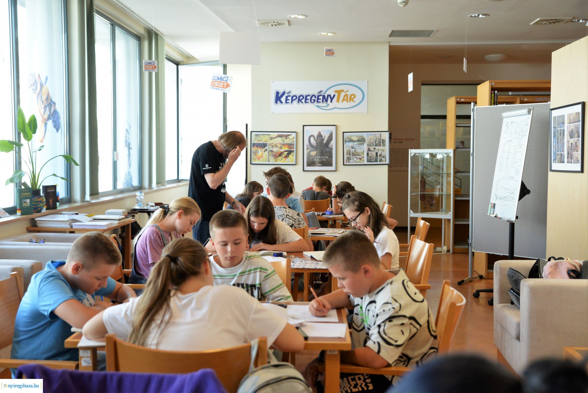 Képregénytábor a Móricz Zsigmond Megyei és Városi Könyvtárban