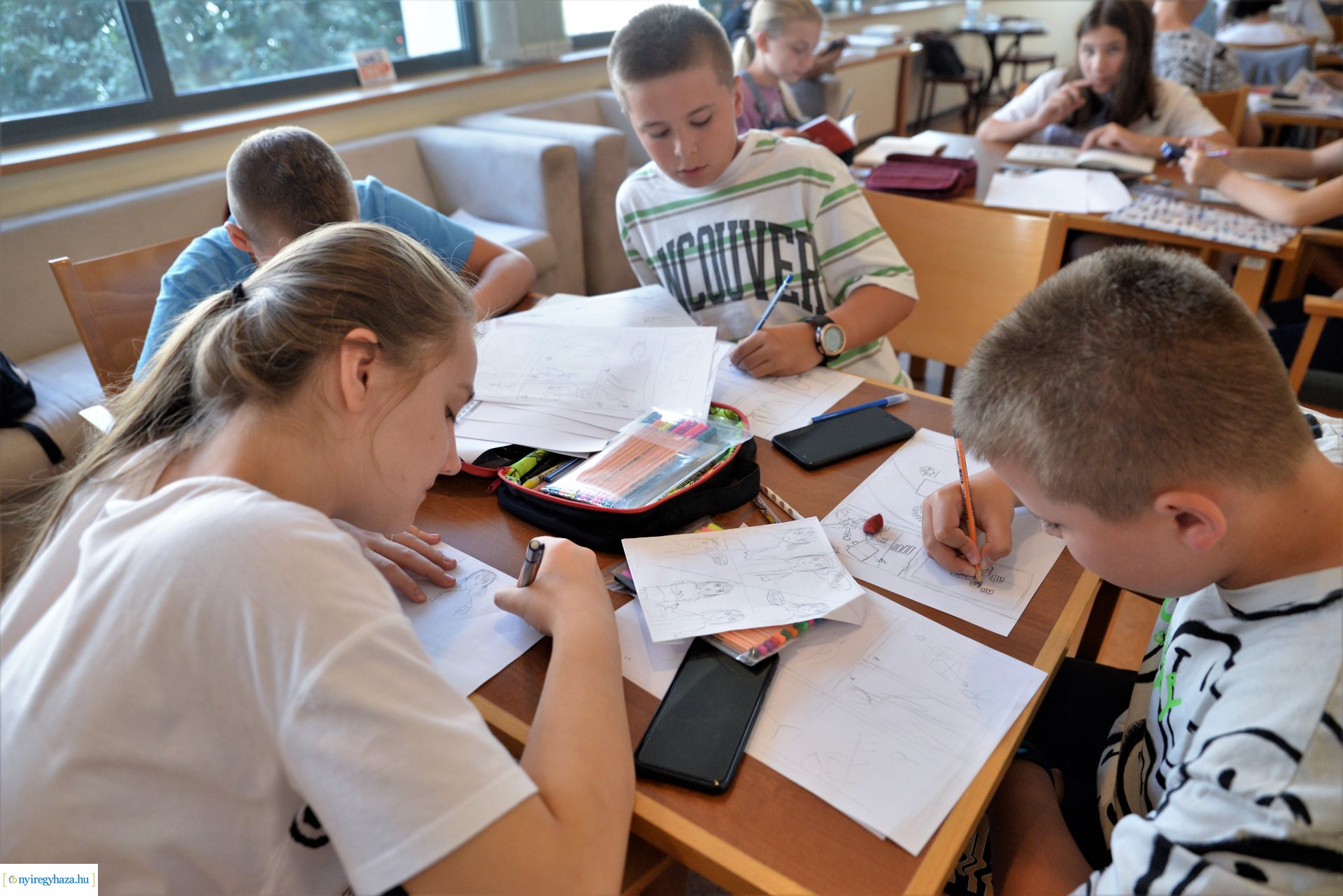 Képregénytábor a Móricz Zsigmond Megyei és Városi Könyvtárban