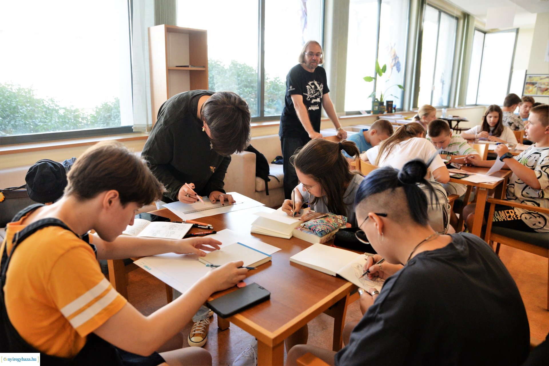 Képregénytábor a Móricz Zsigmond Megyei és Városi Könyvtárban