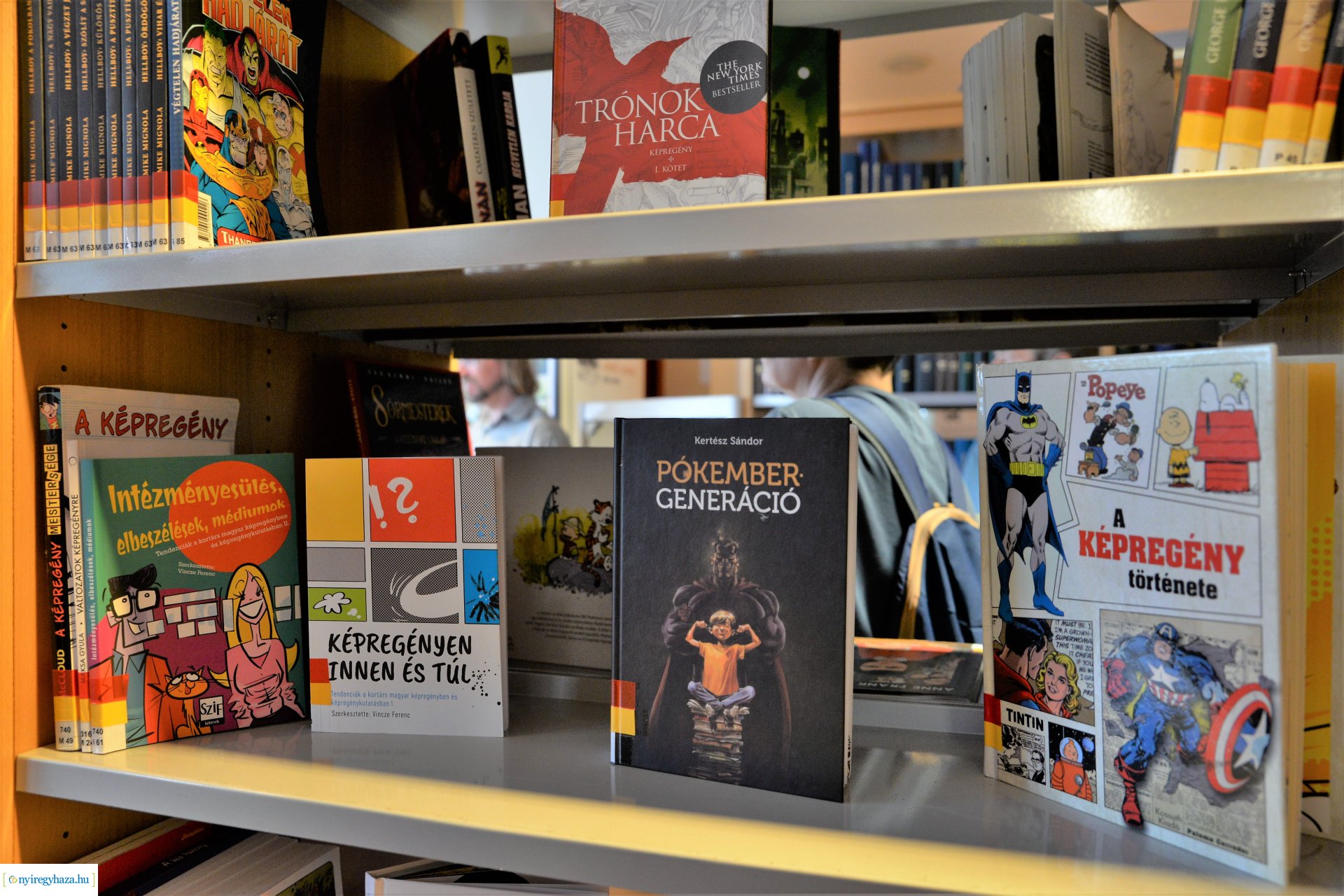 Képregénytár nyílt a könyvtárban