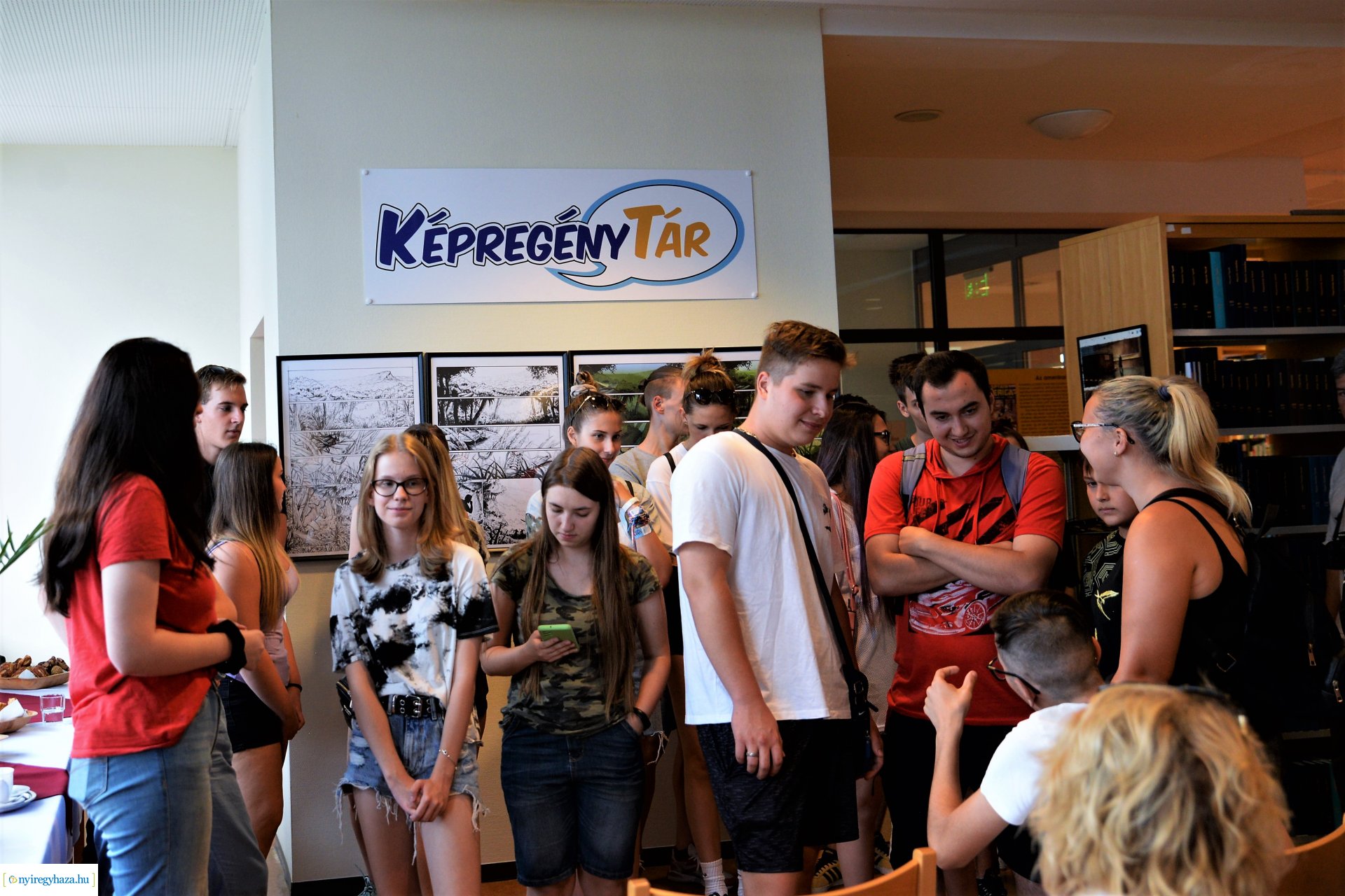 Képregénytár nyílt a könyvtárban