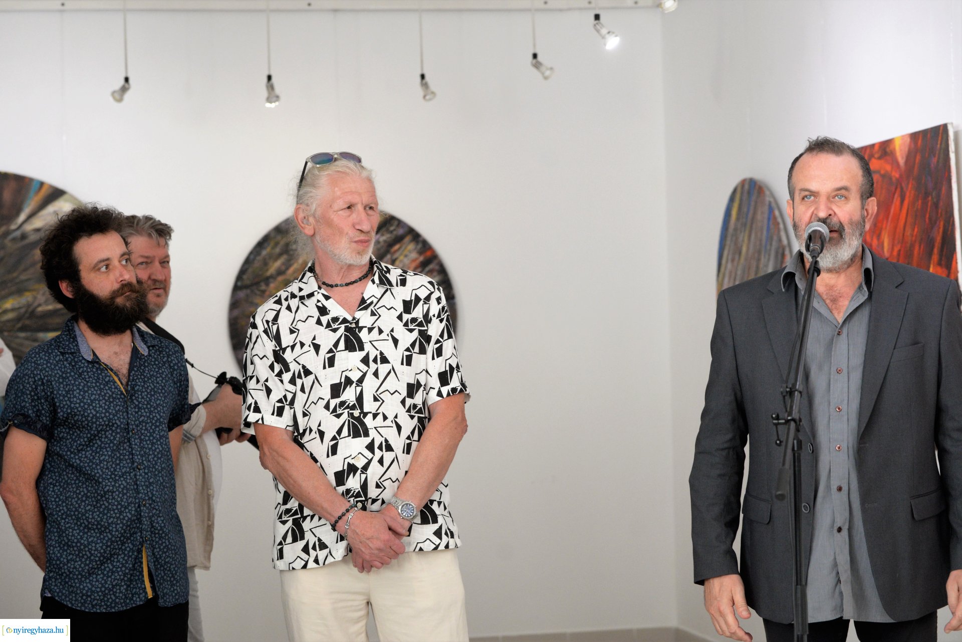 Kerekes 70 - kiállításmegnyitó a Pál Gyula Teremben