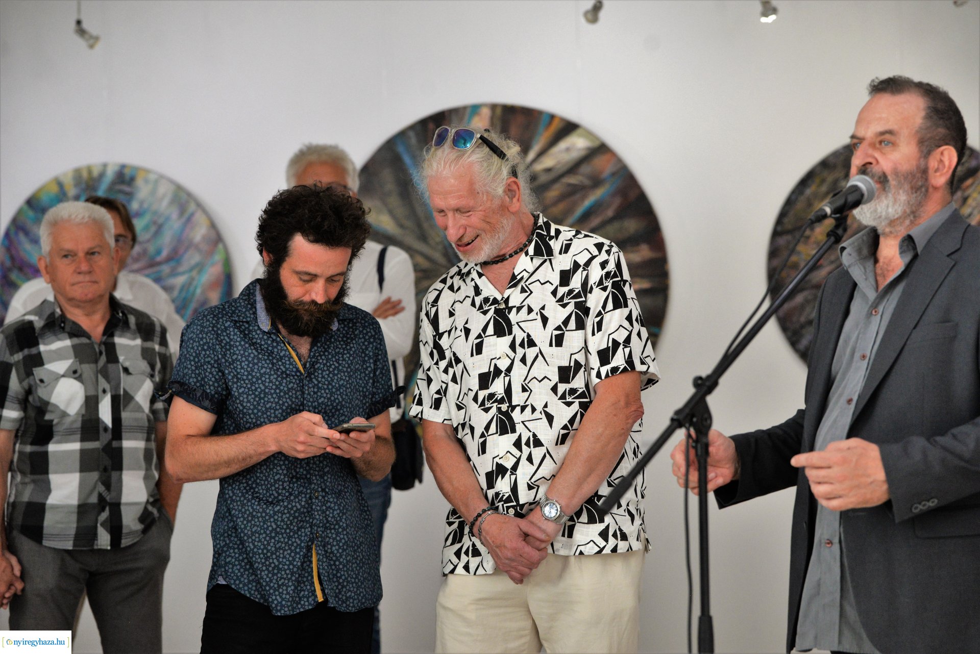 Kerekes 70 - kiállításmegnyitó a Pál Gyula Teremben