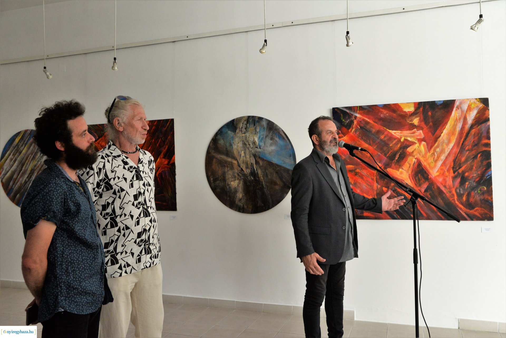 Kerekes 70 - kiállításmegnyitó a Pál Gyula Teremben