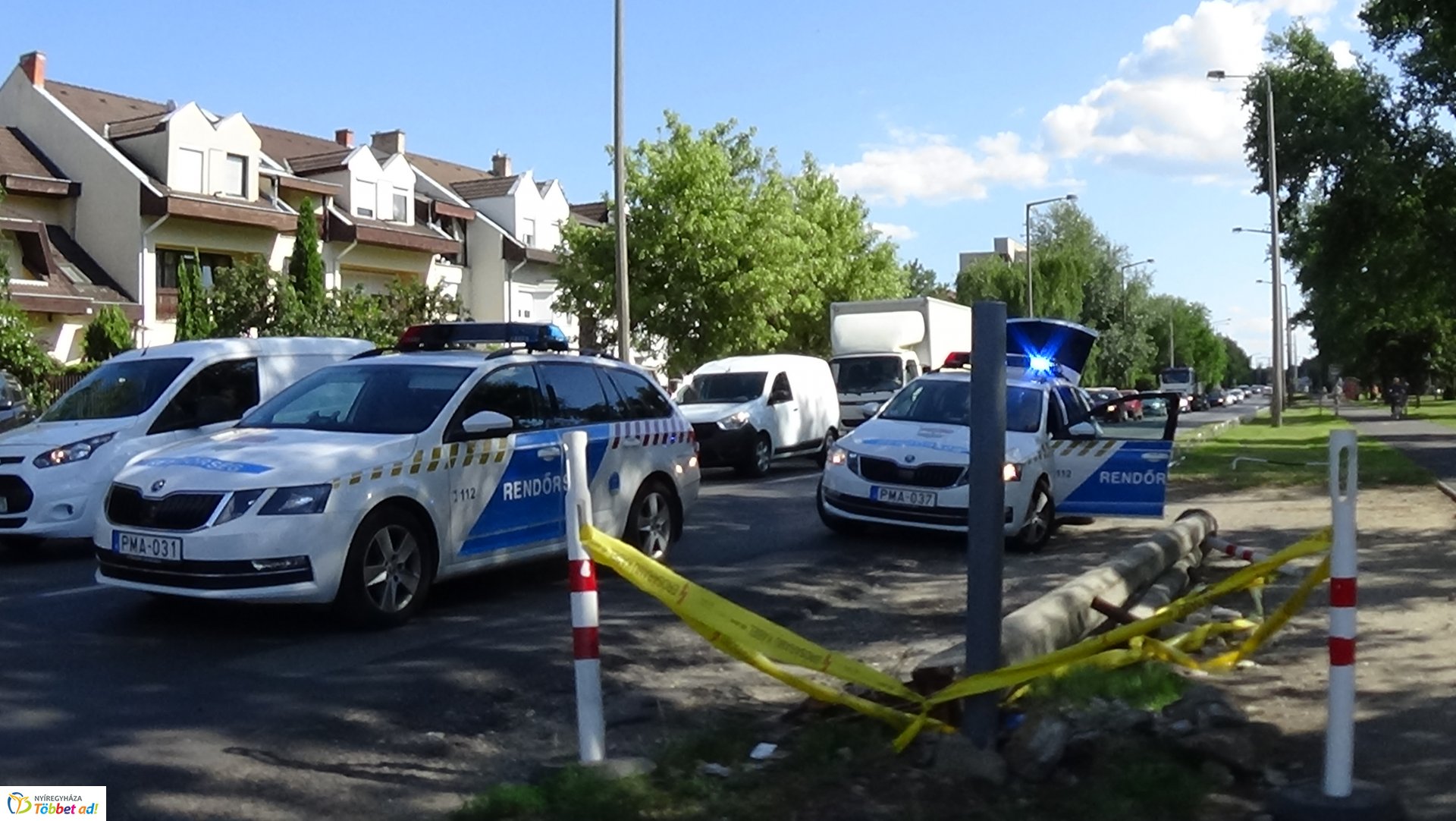 Kerékpáros baleset a Korányi Frigyes utcán