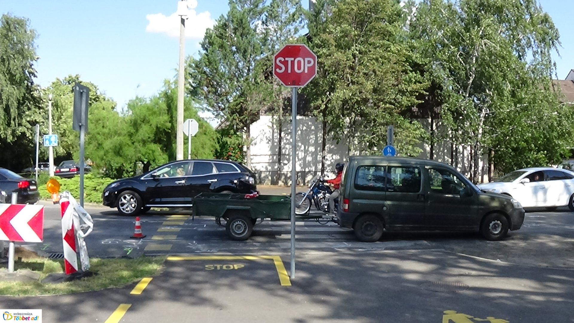 Kerékpáros baleset a Korányi Frigyes utcán