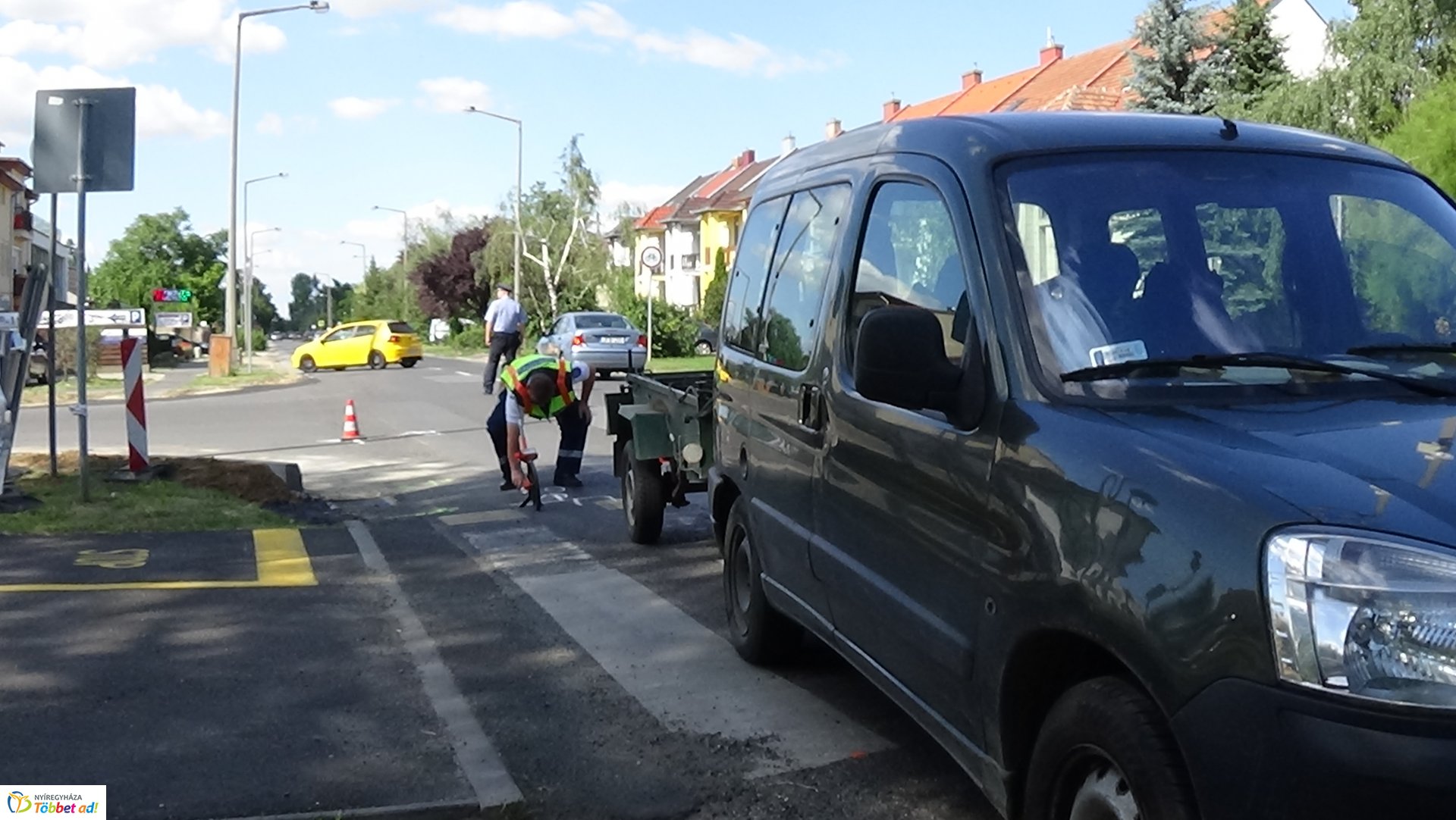 Kerékpáros baleset a Korányi Frigyes utcán