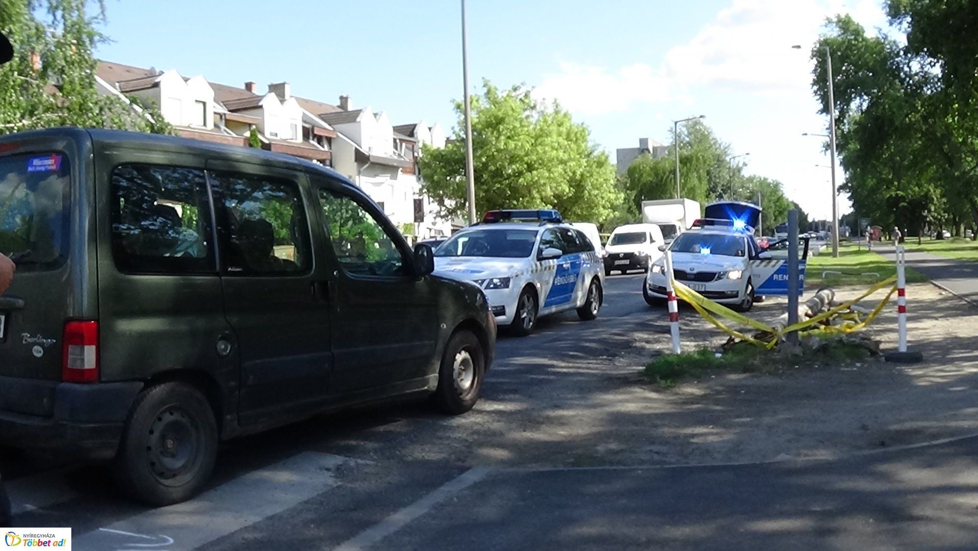 Kerékpáros baleset a Korányi Frigyes utcán