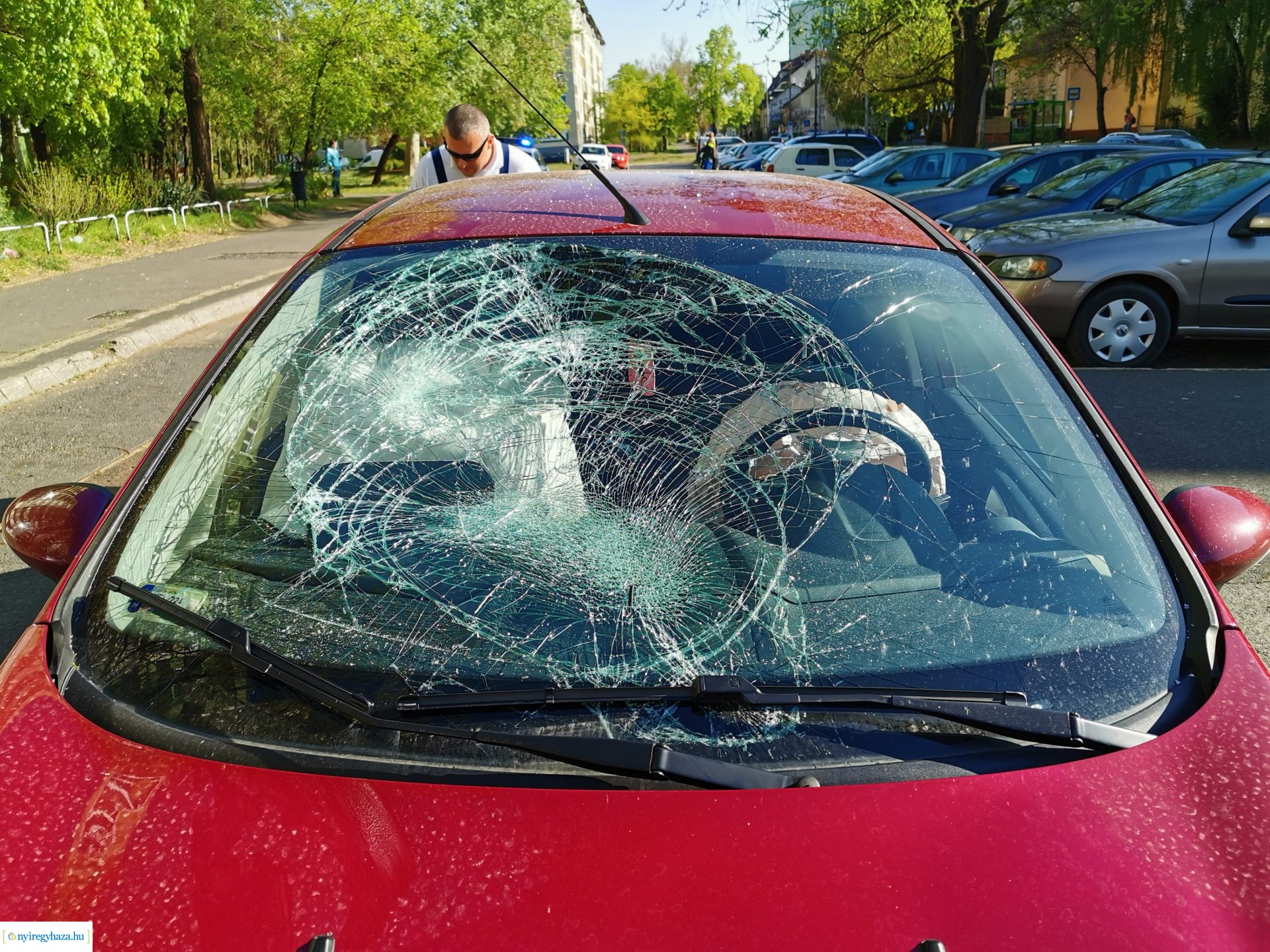 Kerékpáros baleset a Kossuth utcán