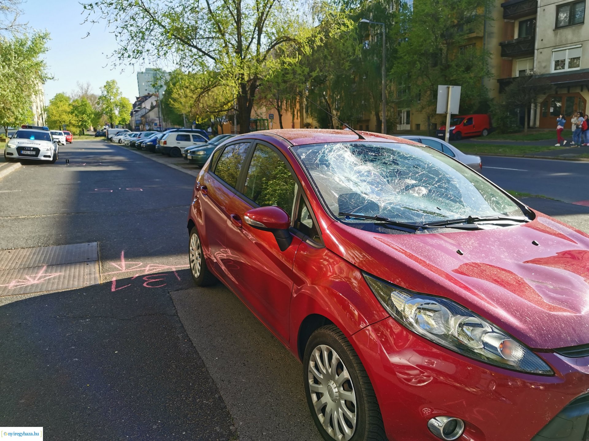 Kerékpáros baleset a Kossuth utcán