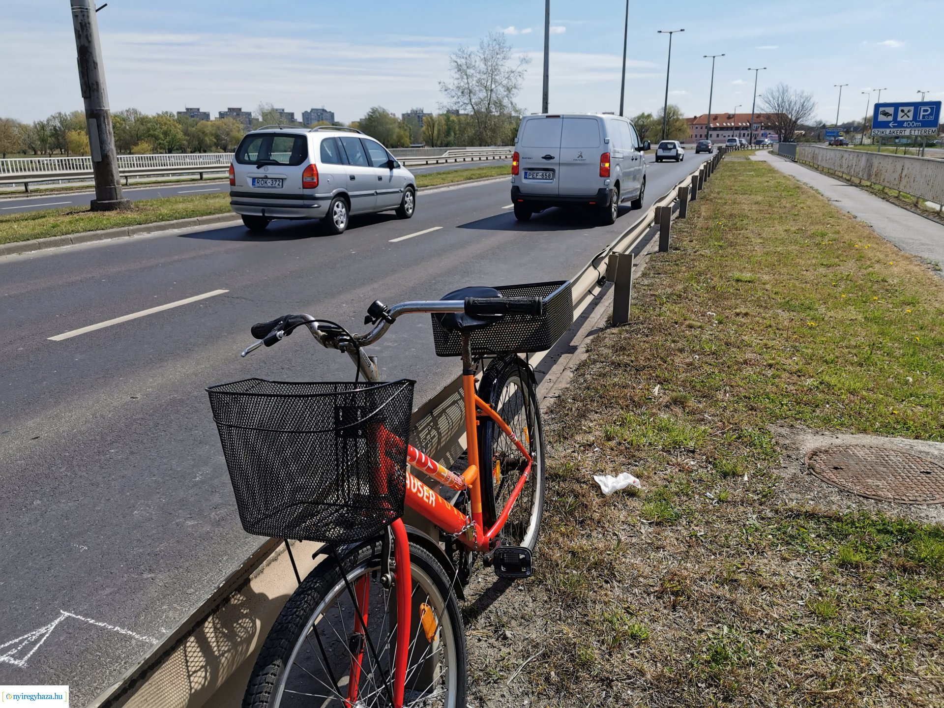 Kerékpáros sérült a Bujtosnál