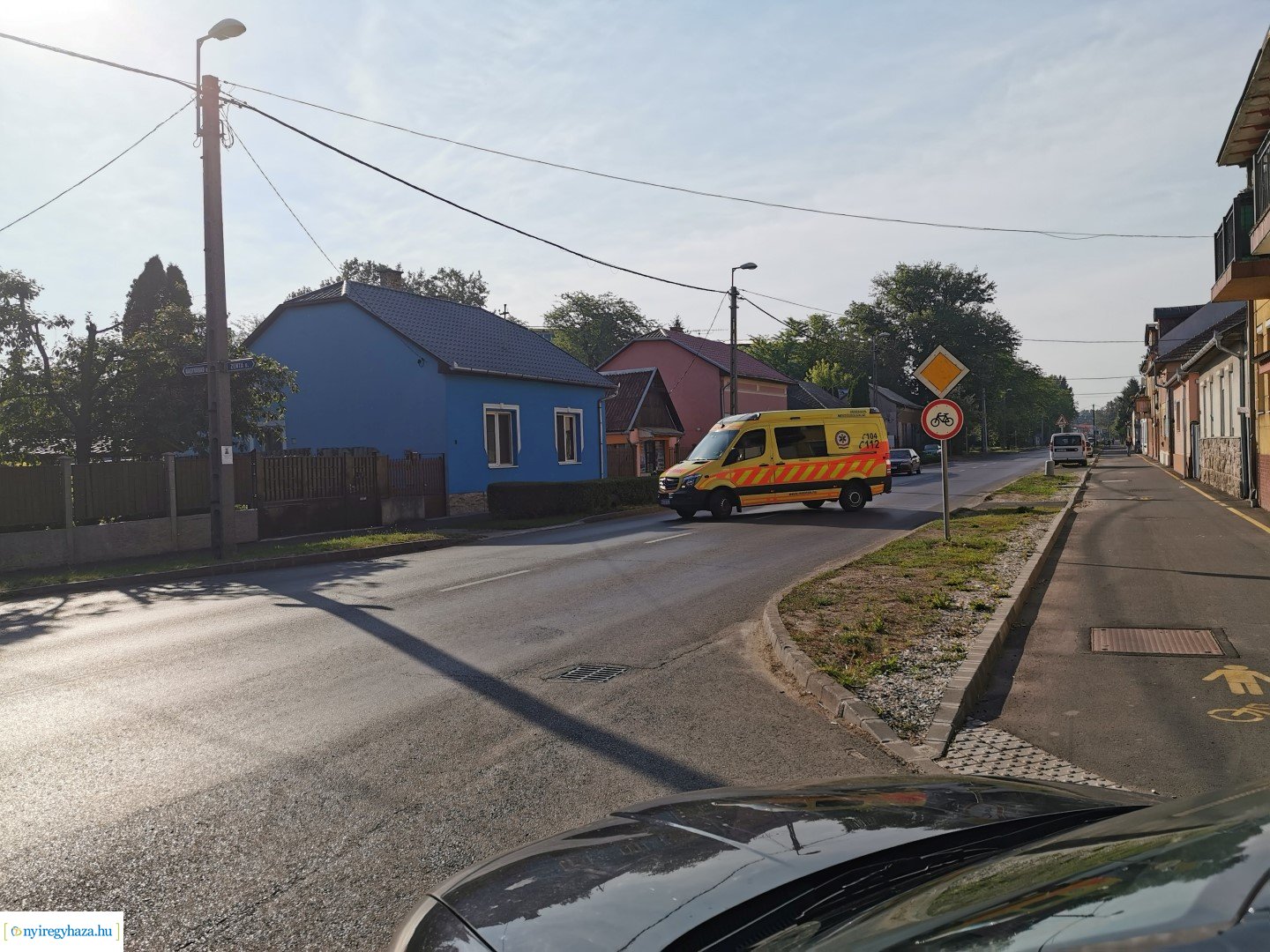 Kerékpáros ütközött autóssal