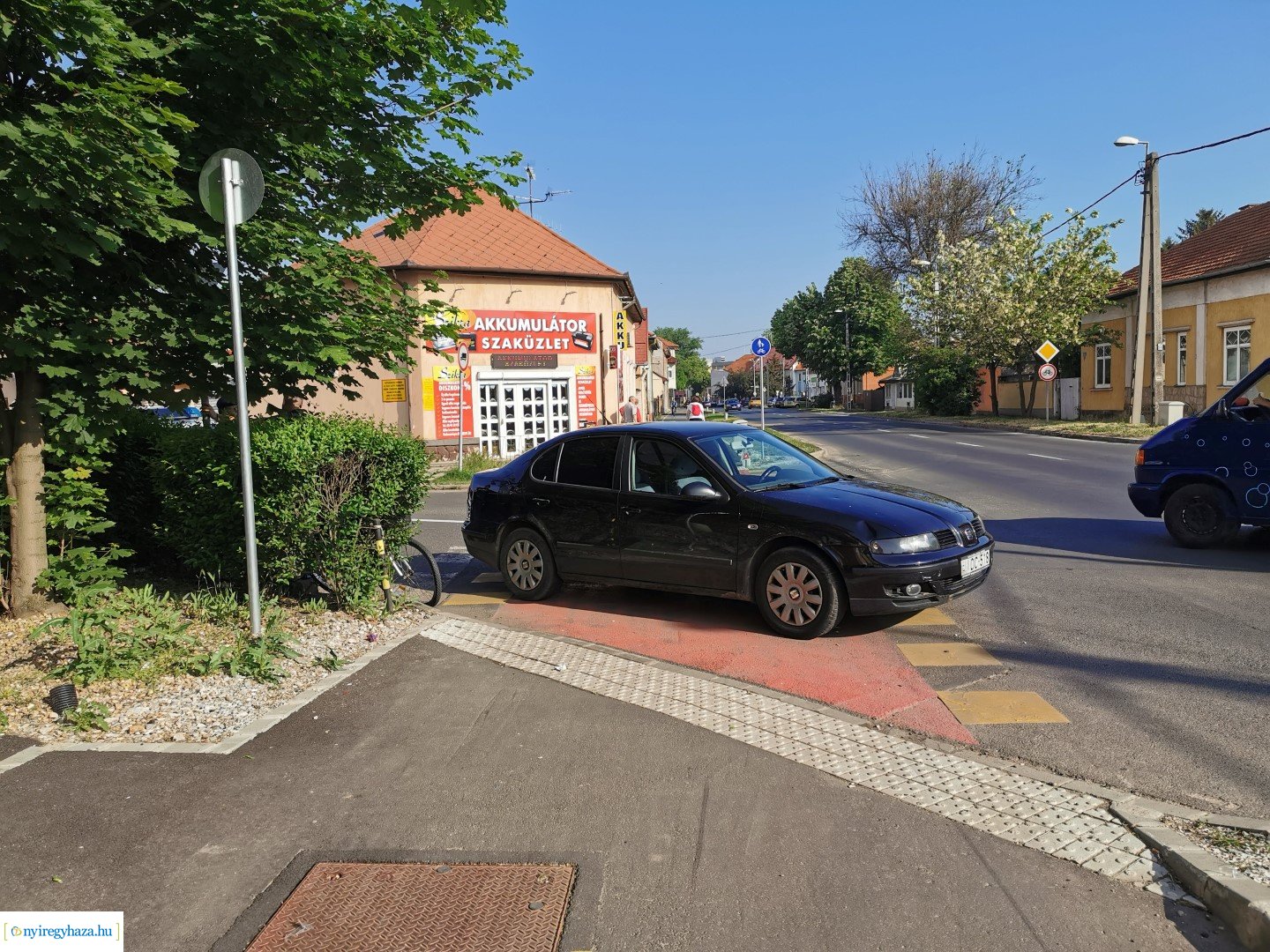 Kerékpáros ütközött autóssal