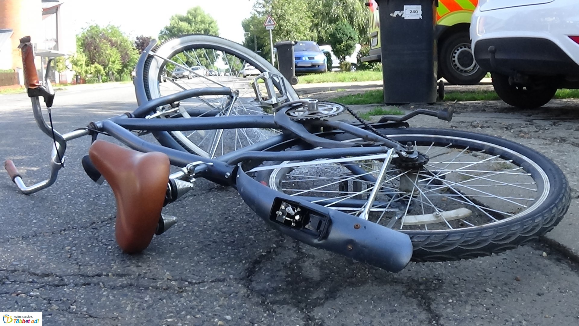 Kerékpárost gázoltak a Korányin – A figyelmetlen biciklis nem állt meg a STOP-nál