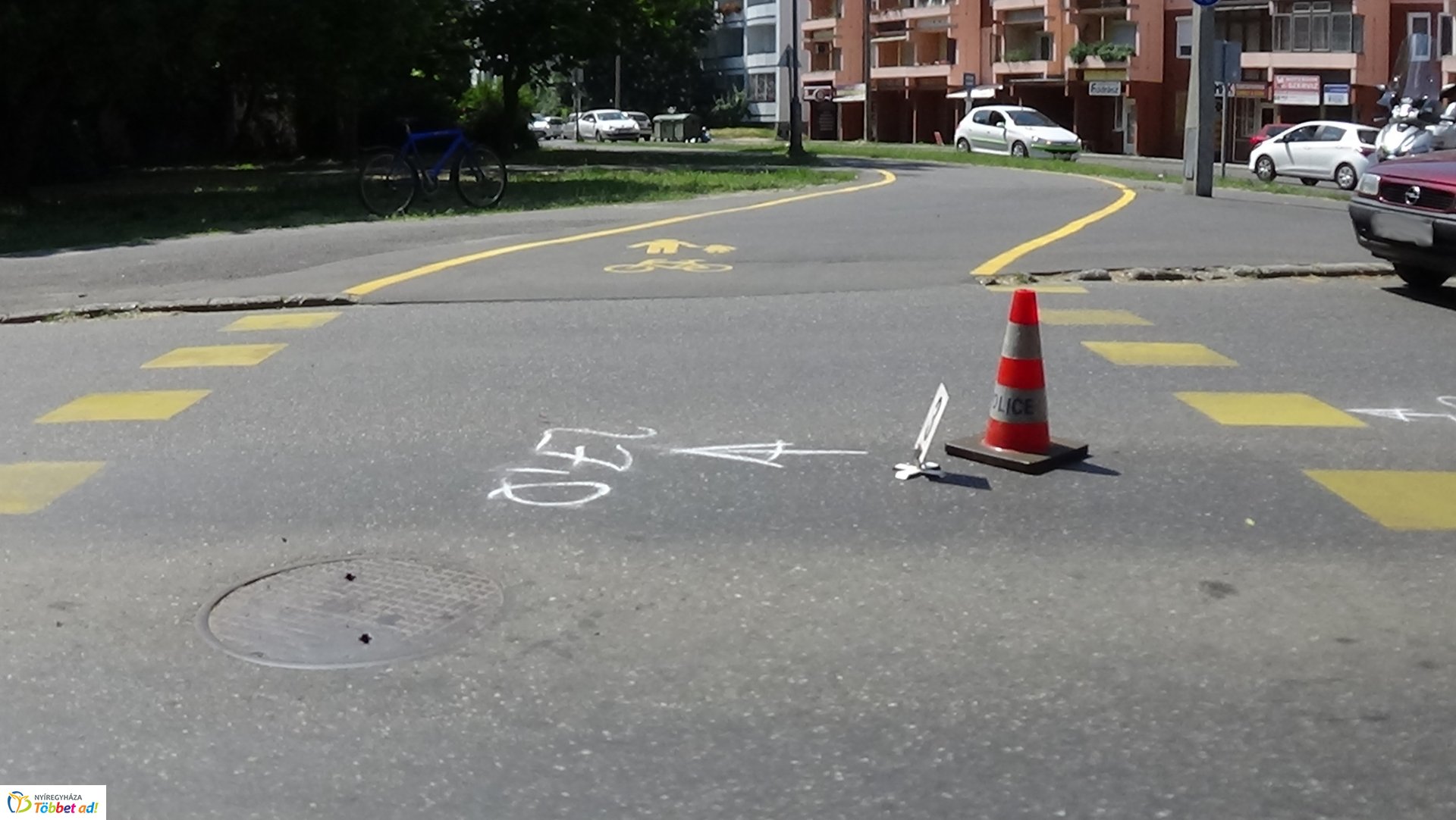 Kerékpárost gázoltak a Stadion utcán