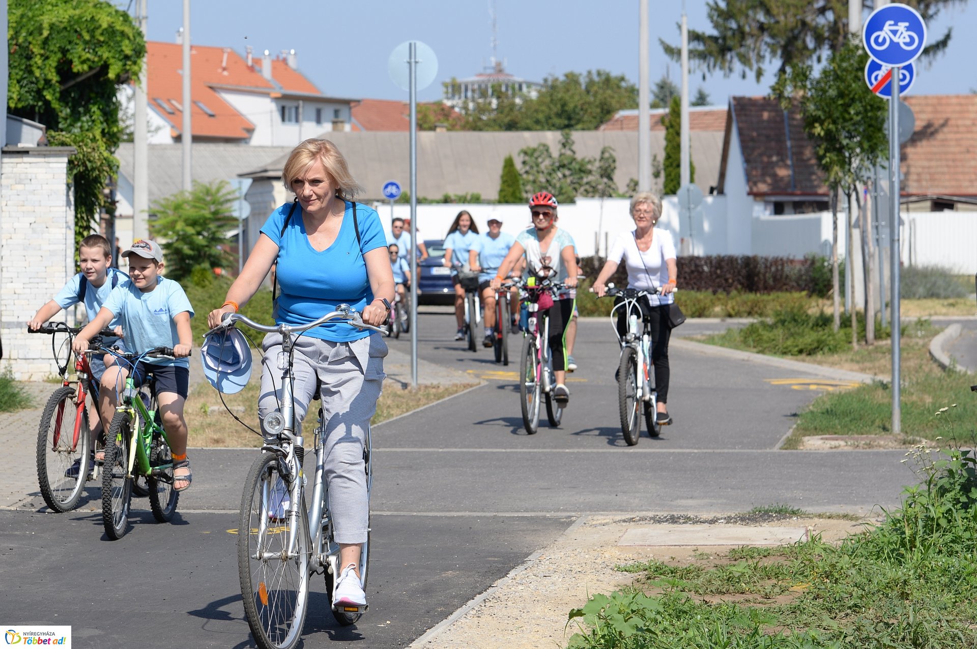 Kerékpárút átadó ünnepség