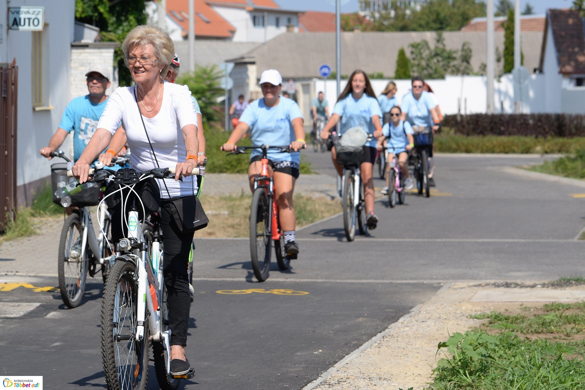 Kerékpárút átadó ünnepség