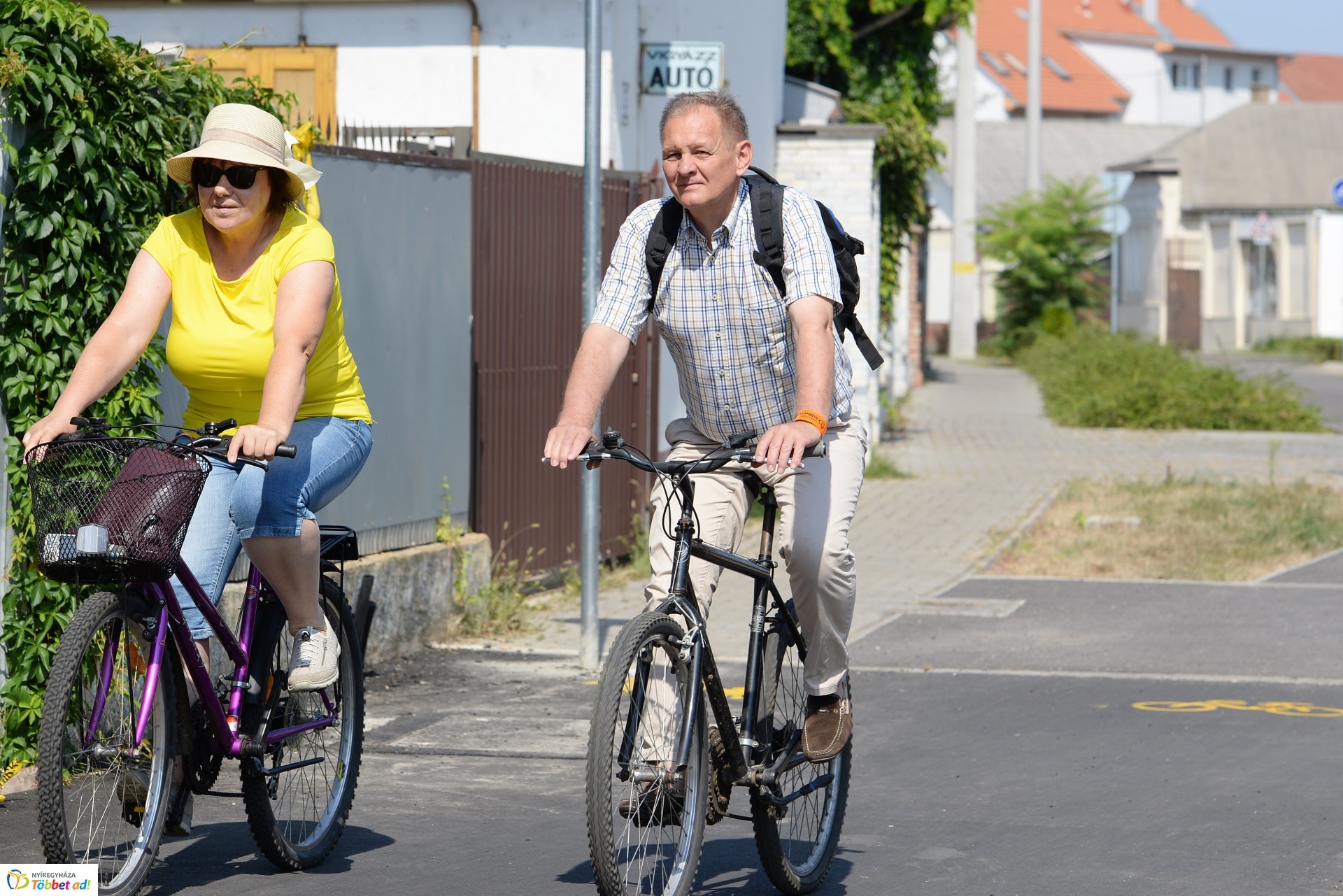 Kerékpárút átadó ünnepség