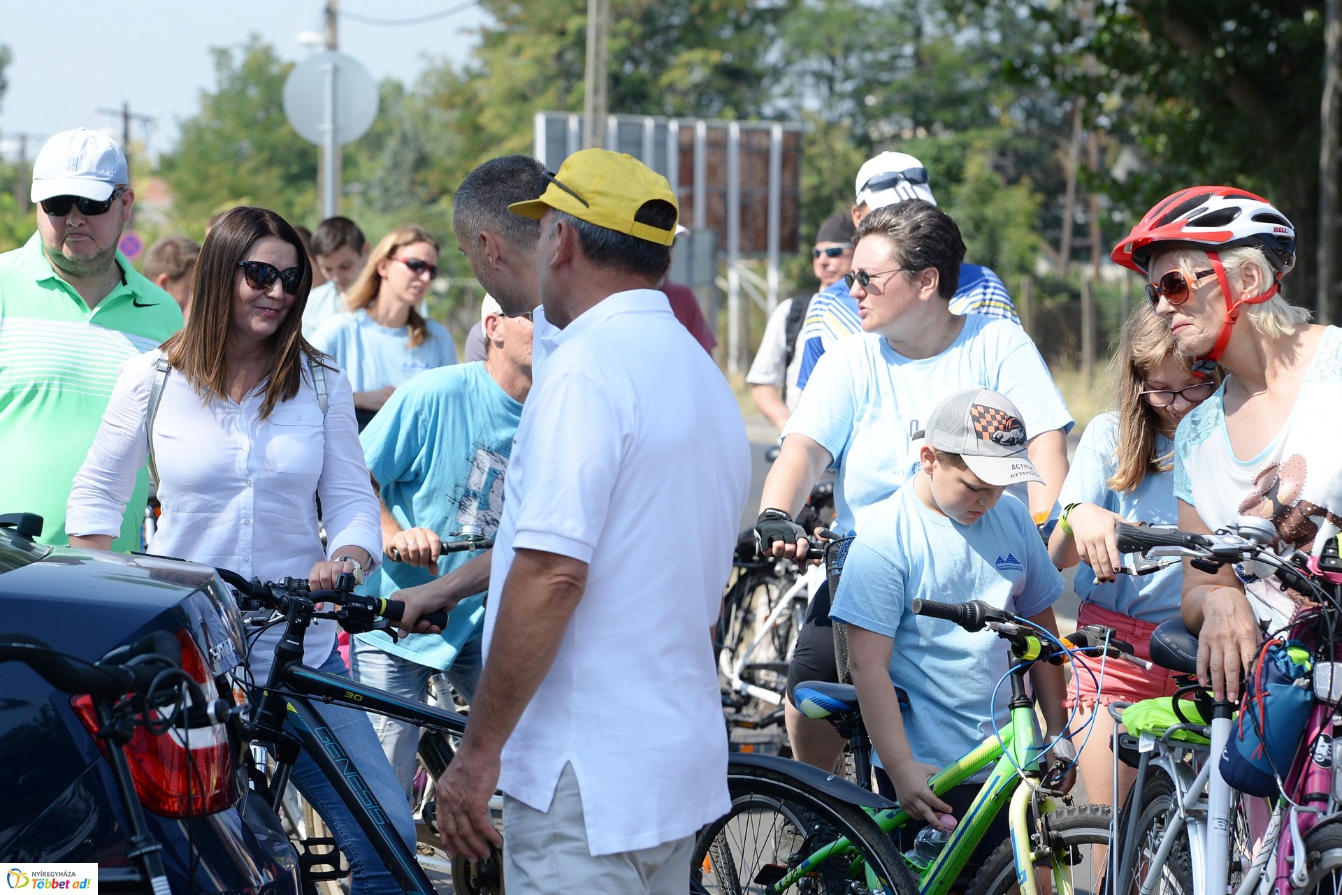 Kerékpárút átadó ünnepség