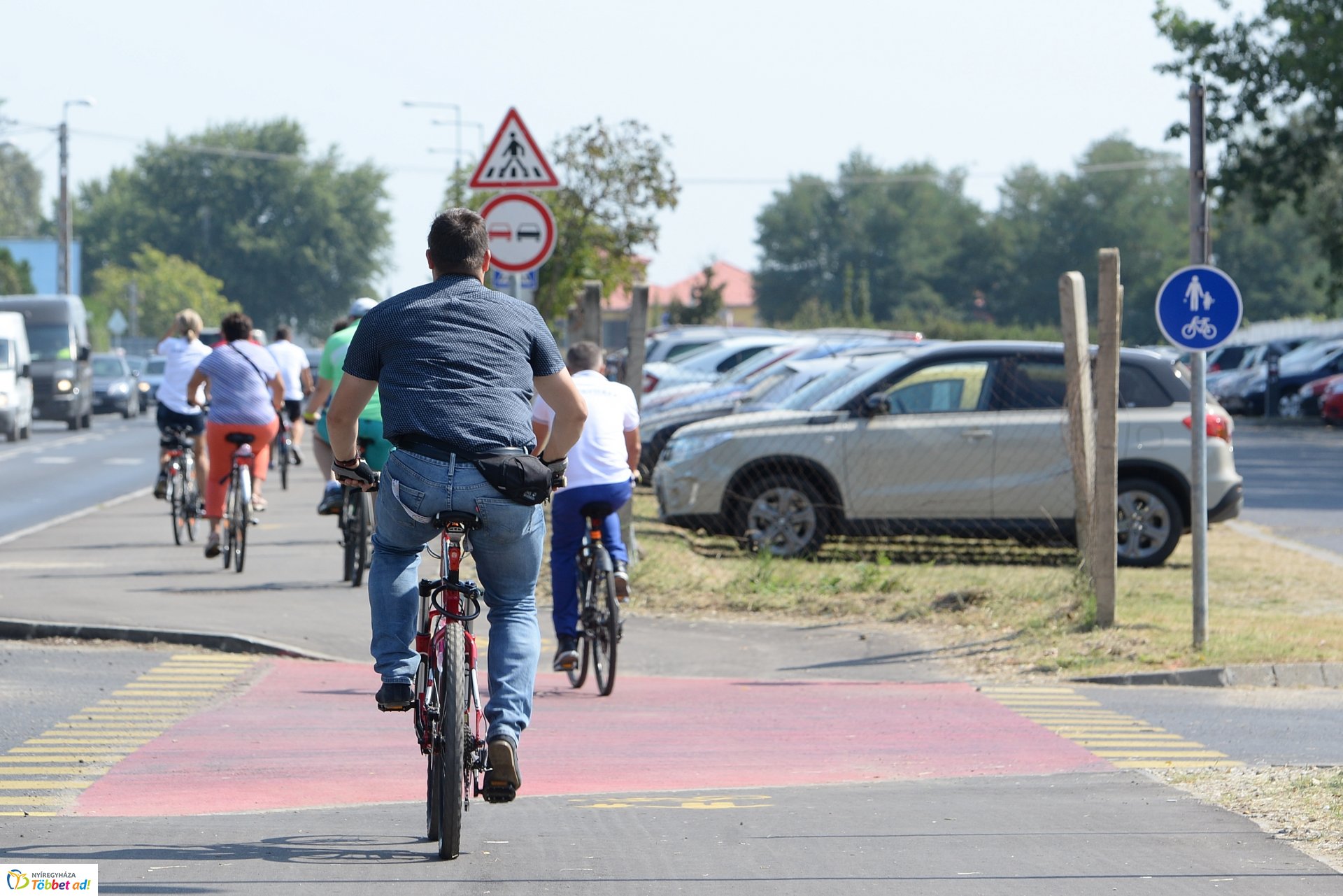 Kerékpárút átadó ünnepség