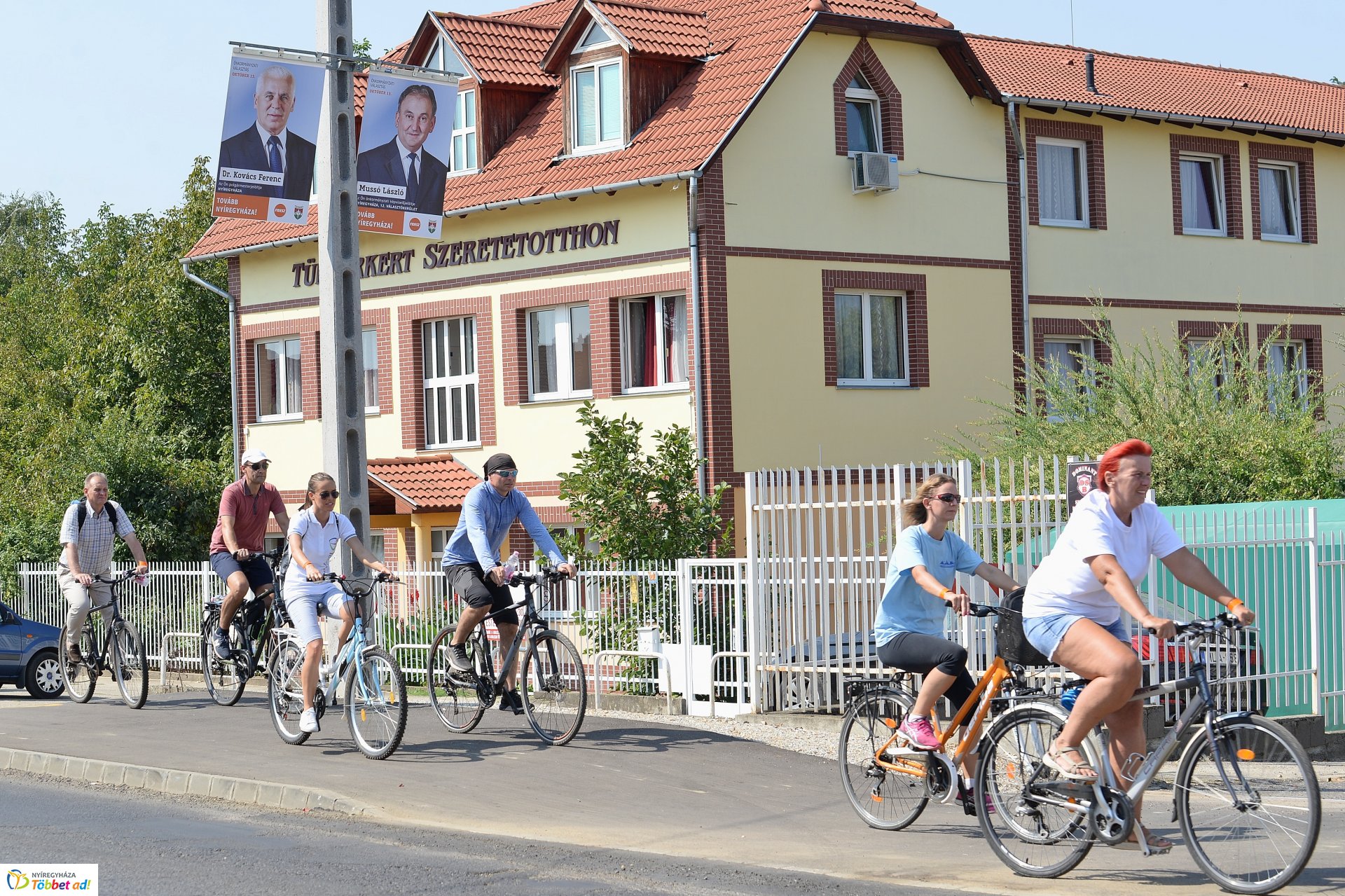 Kerékpárút átadó ünnepség