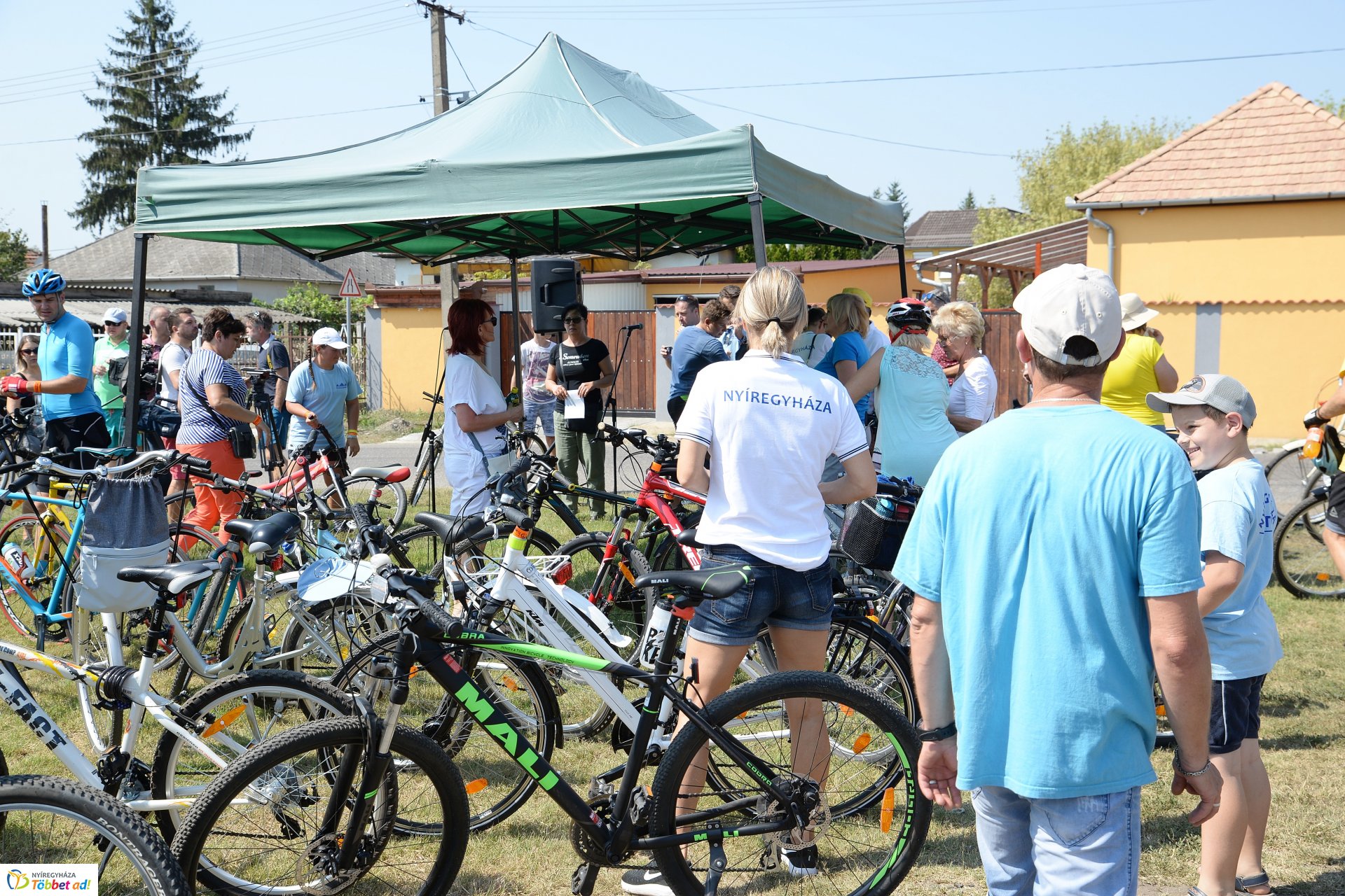 Kerékpárút átadó ünnepség