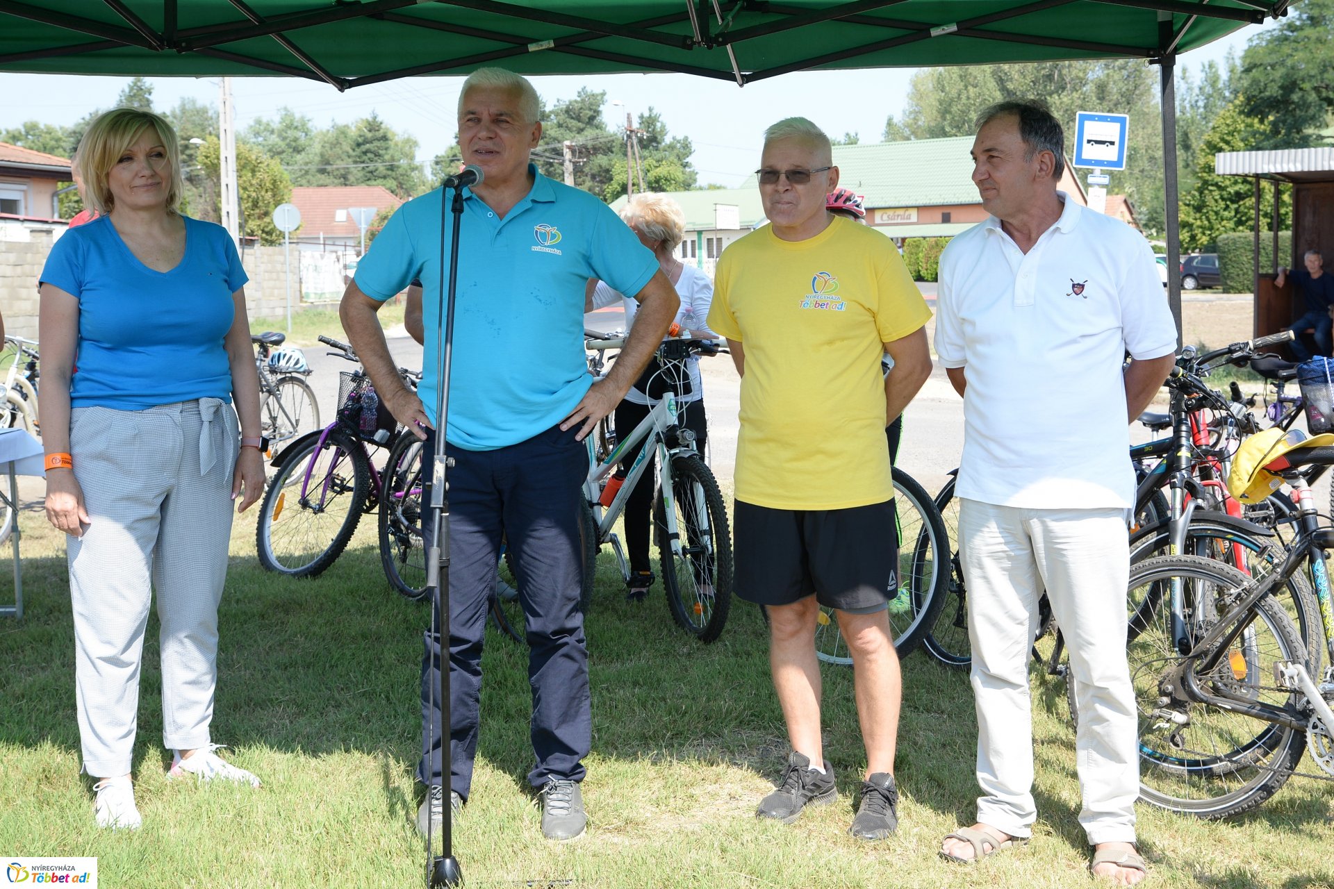 Kerékpárút átadó ünnepség