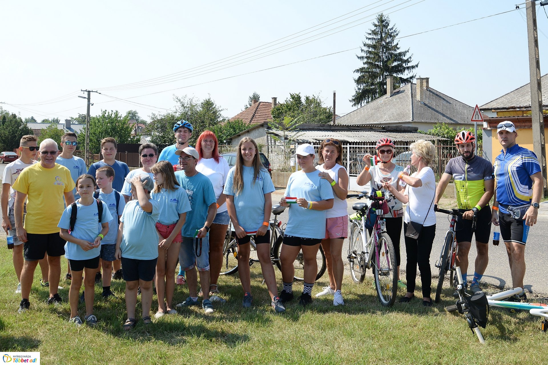 Kerékpárút átadó ünnepség