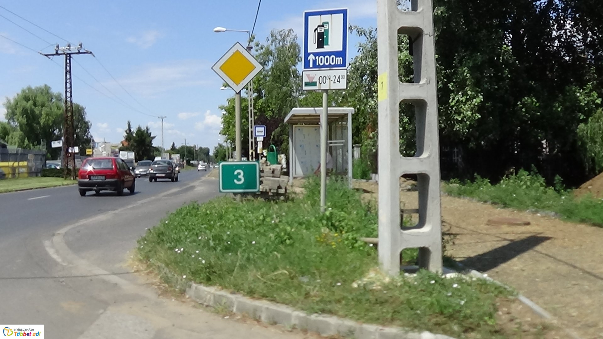 Kerékpárút építés a Kállói úton