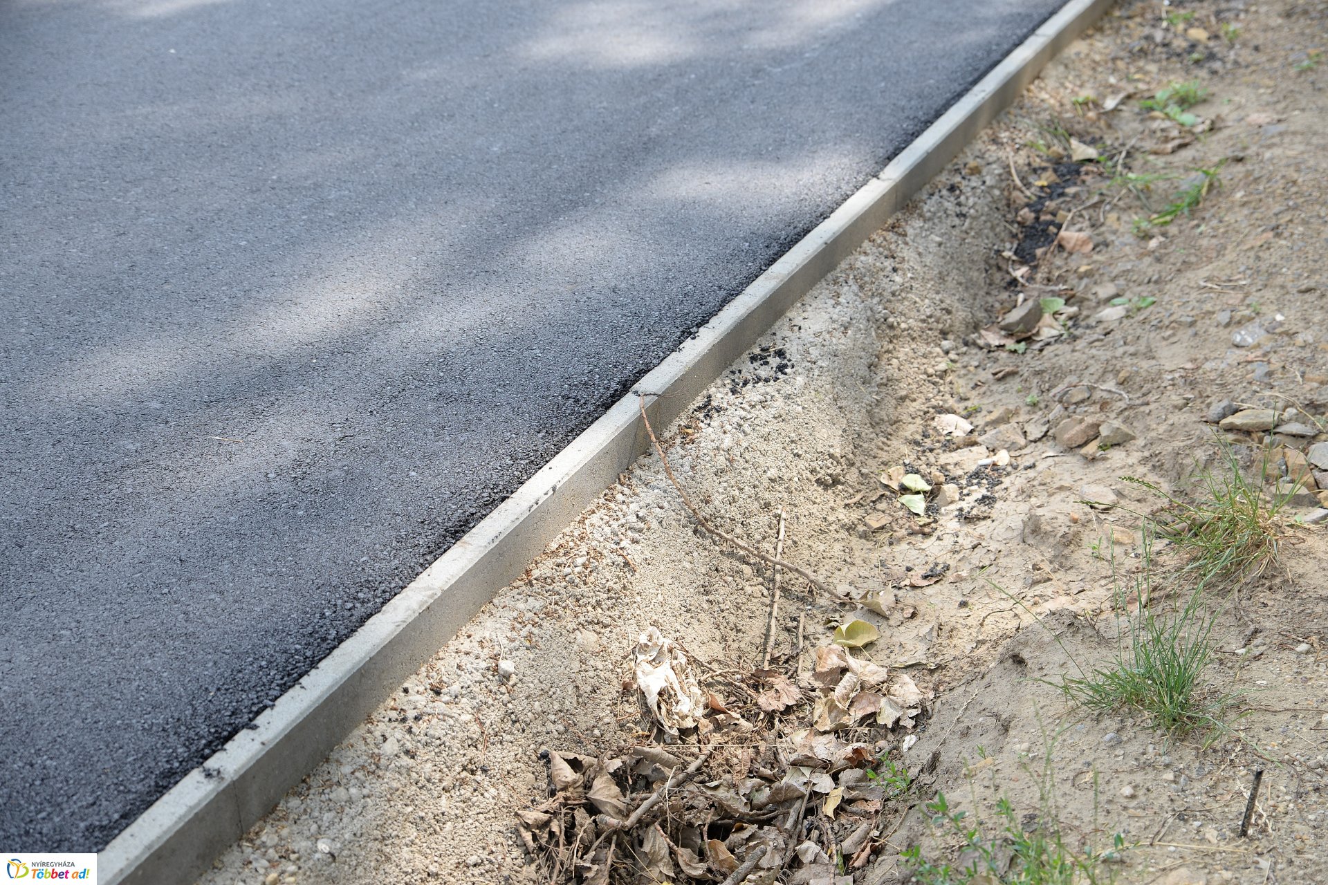 Kerékpárút építés 