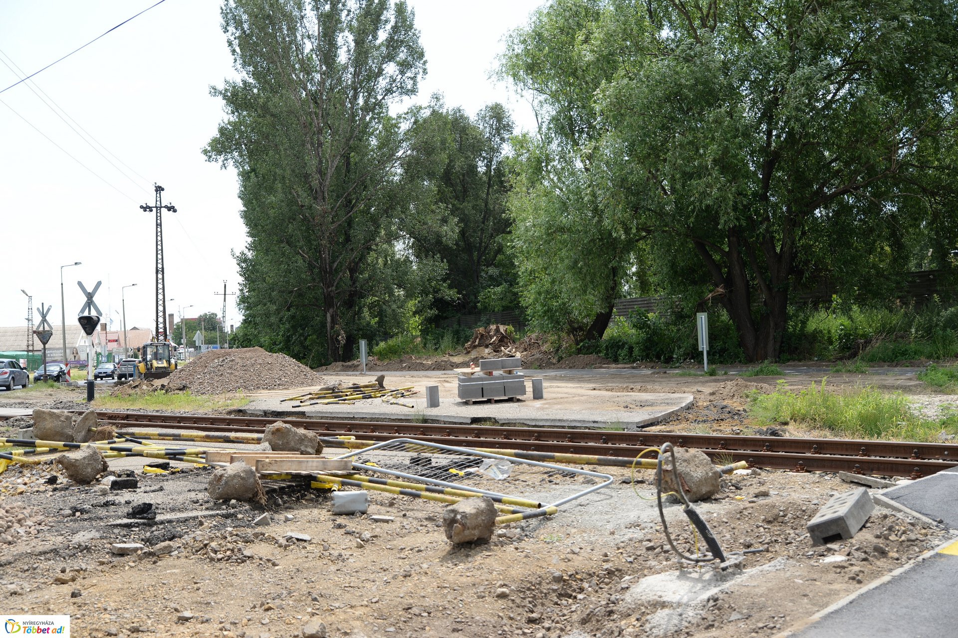 Kerékpárút építés 