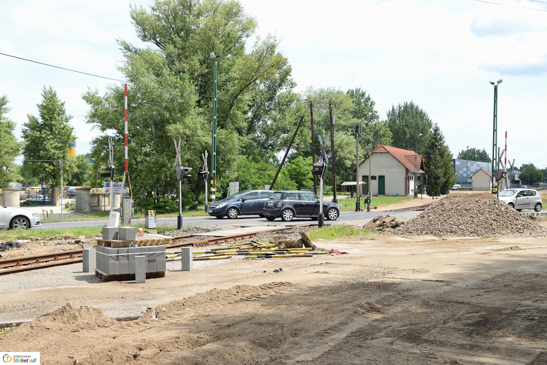 Kerékpárút építés 