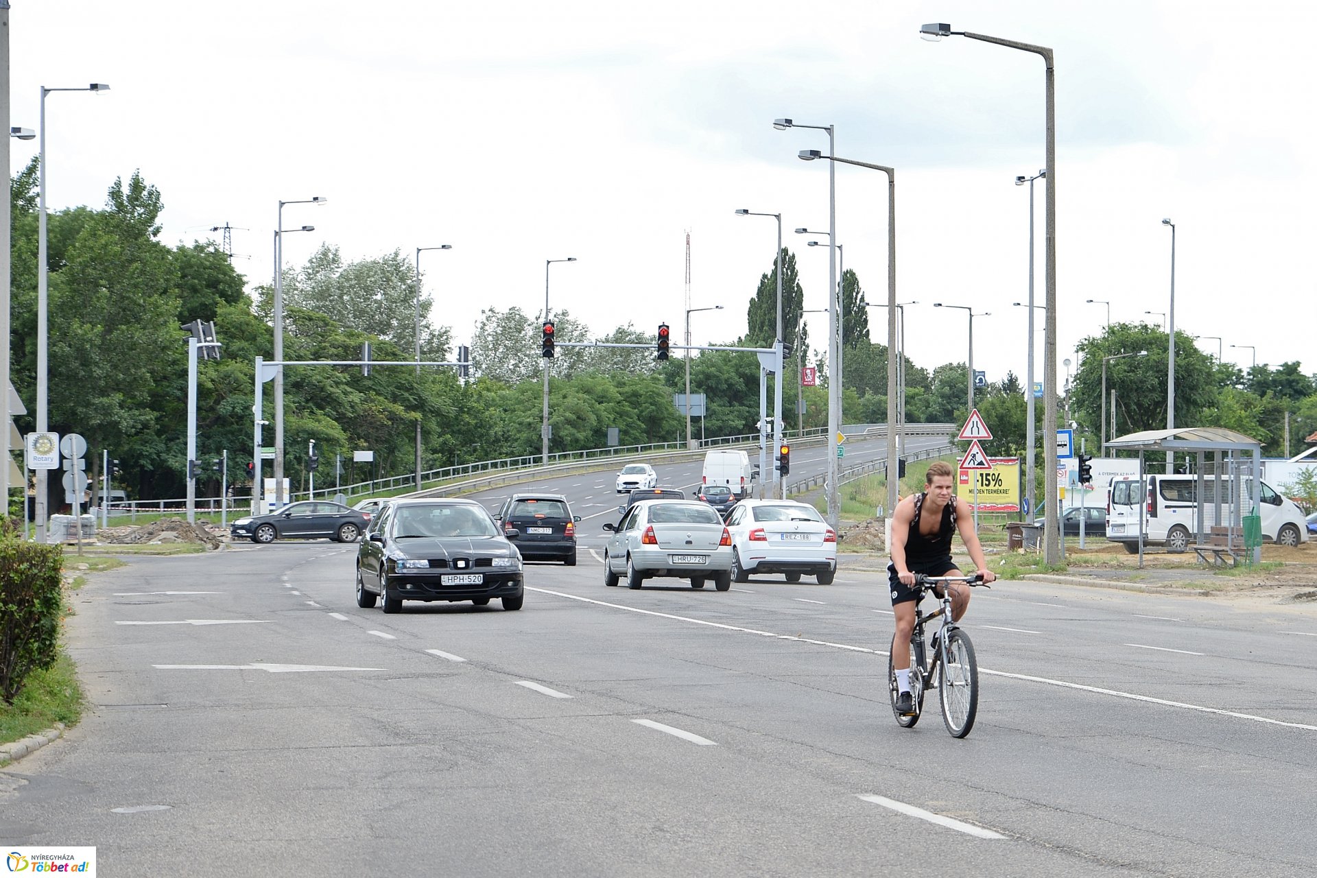 Kerékpárút építés 