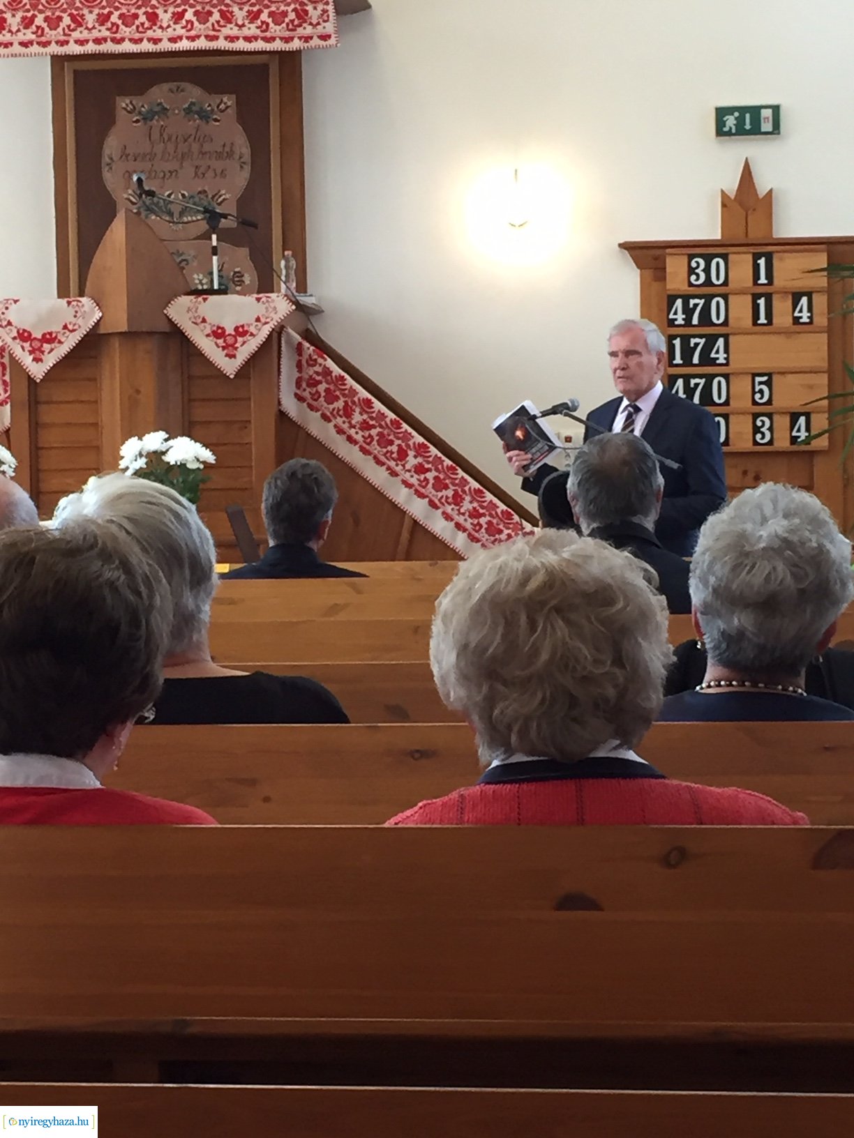 Keresztényüldözés a 21.század elején – Győrfi Károly tartott előadást a Sóstói Millenniumi Református Templomban