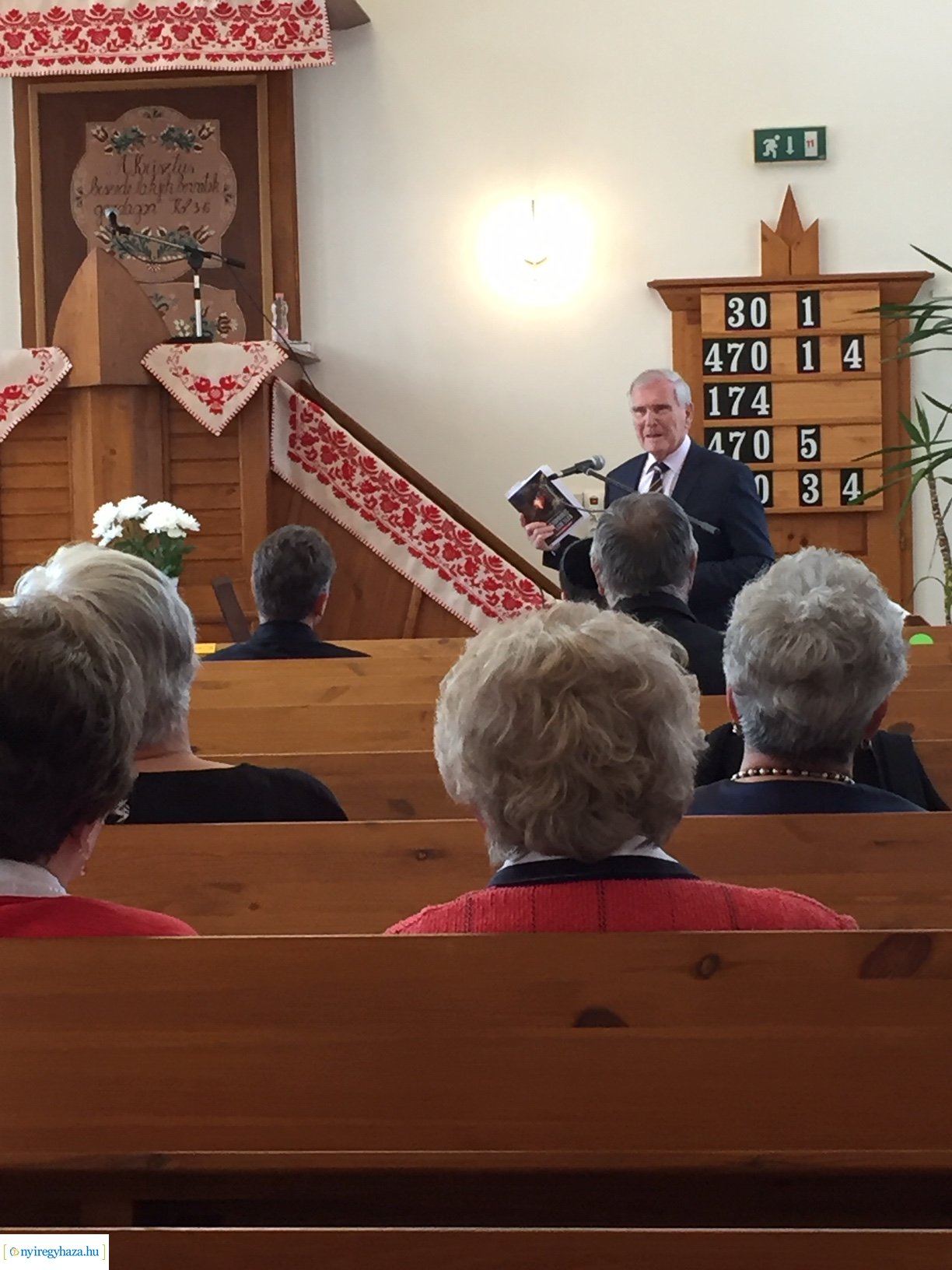 Keresztényüldözés a 21.század elején – Győrfi Károly tartott előadást a Sóstói Millenniumi Református Templomban