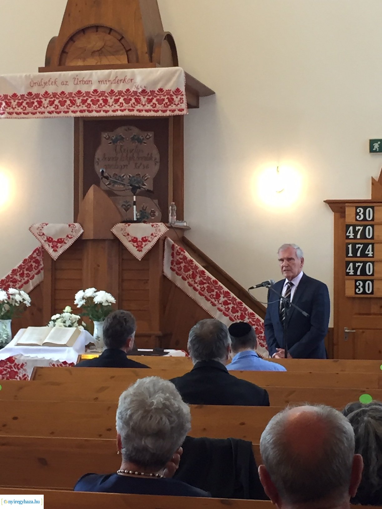 Keresztényüldözés a 21.század elején – Győrfi Károly tartott előadást a Sóstói Millenniumi Református Templomban