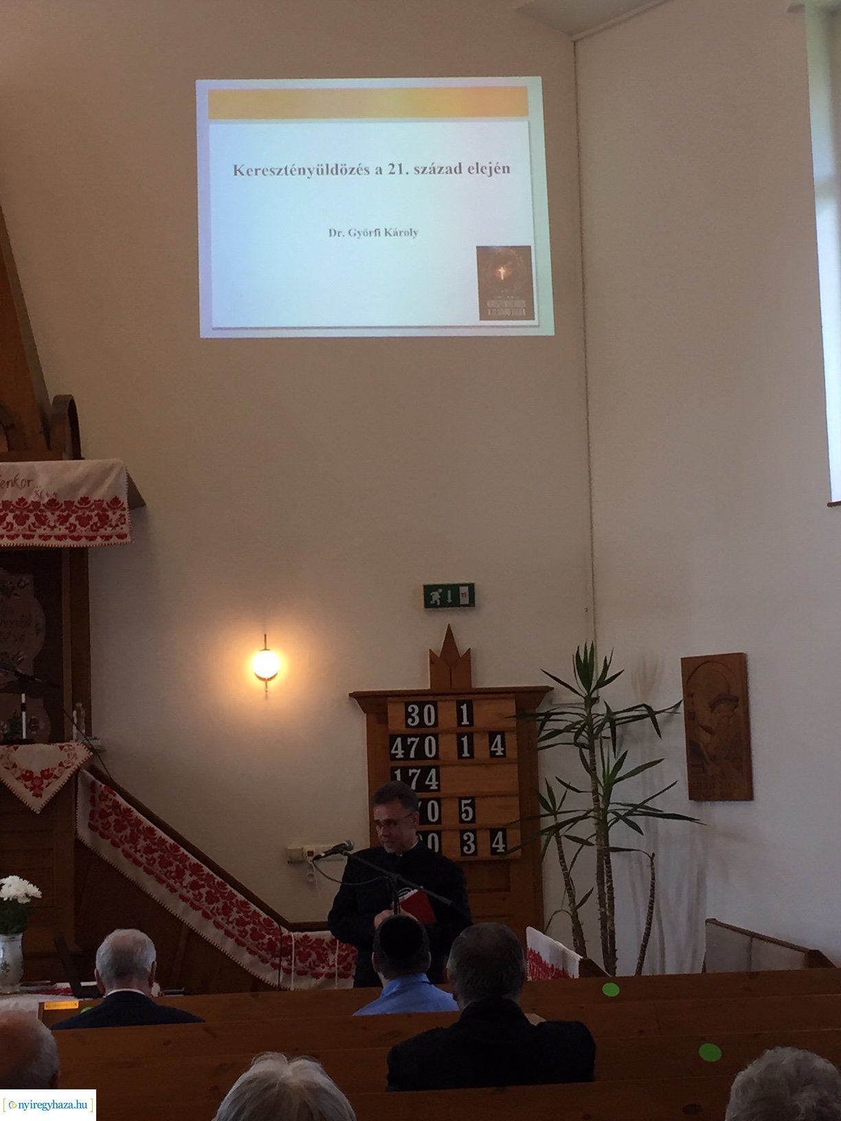 Keresztényüldözés a 21.század elején – Győrfi Károly tartott előadást a Sóstói Millenniumi Református Templomban