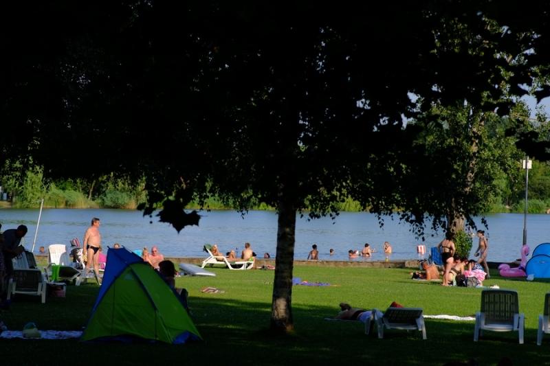 Késő délután a Tófürdőn 20230719