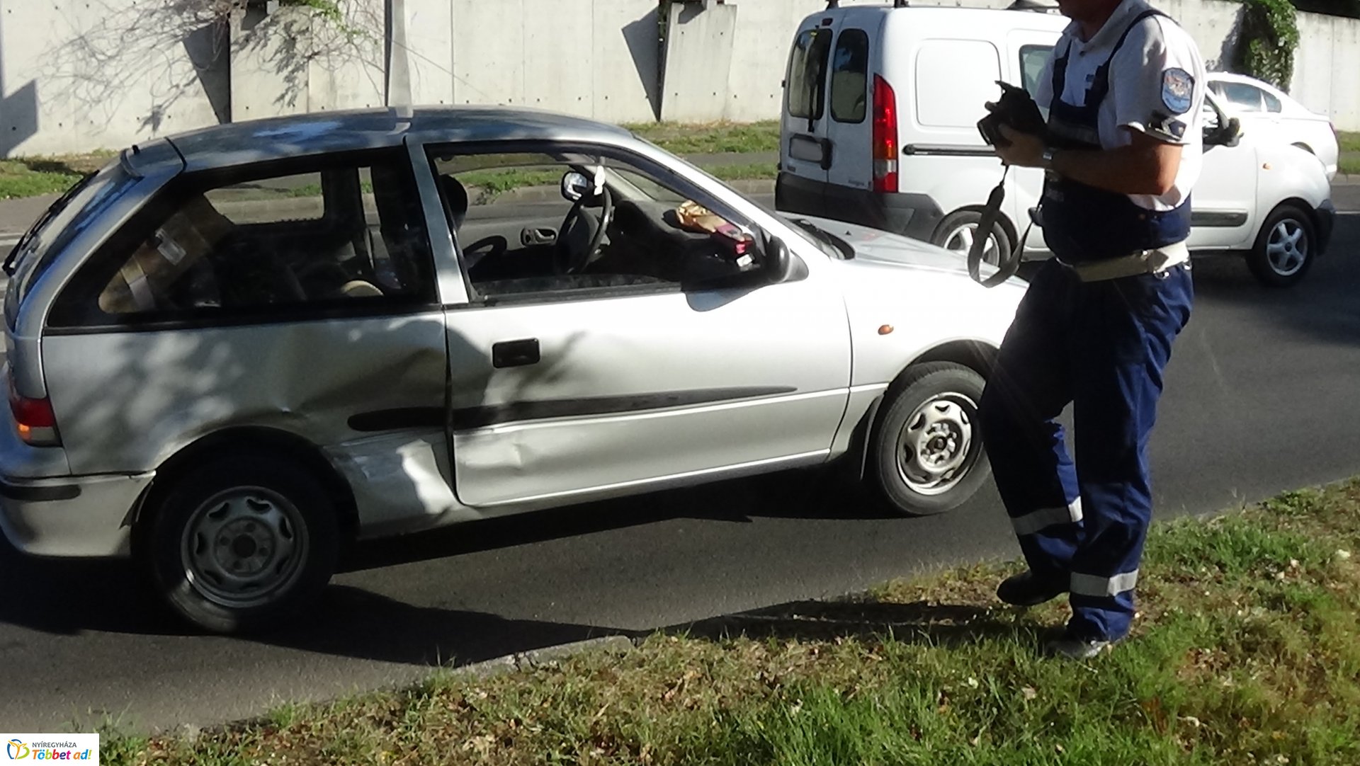 Két autó ütközött hétfő délután a Korányin