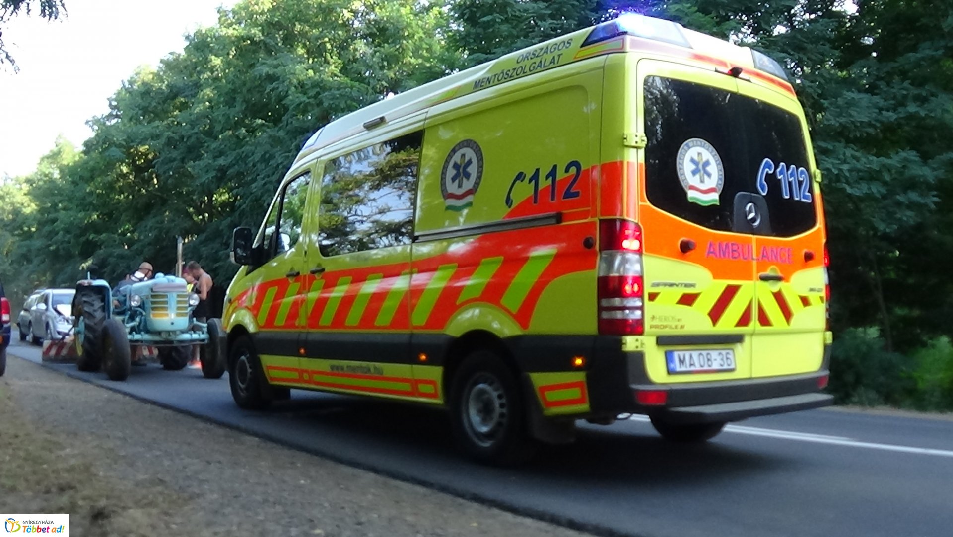 Ketten megsérültek a Nagyszállásnál történt balesetben