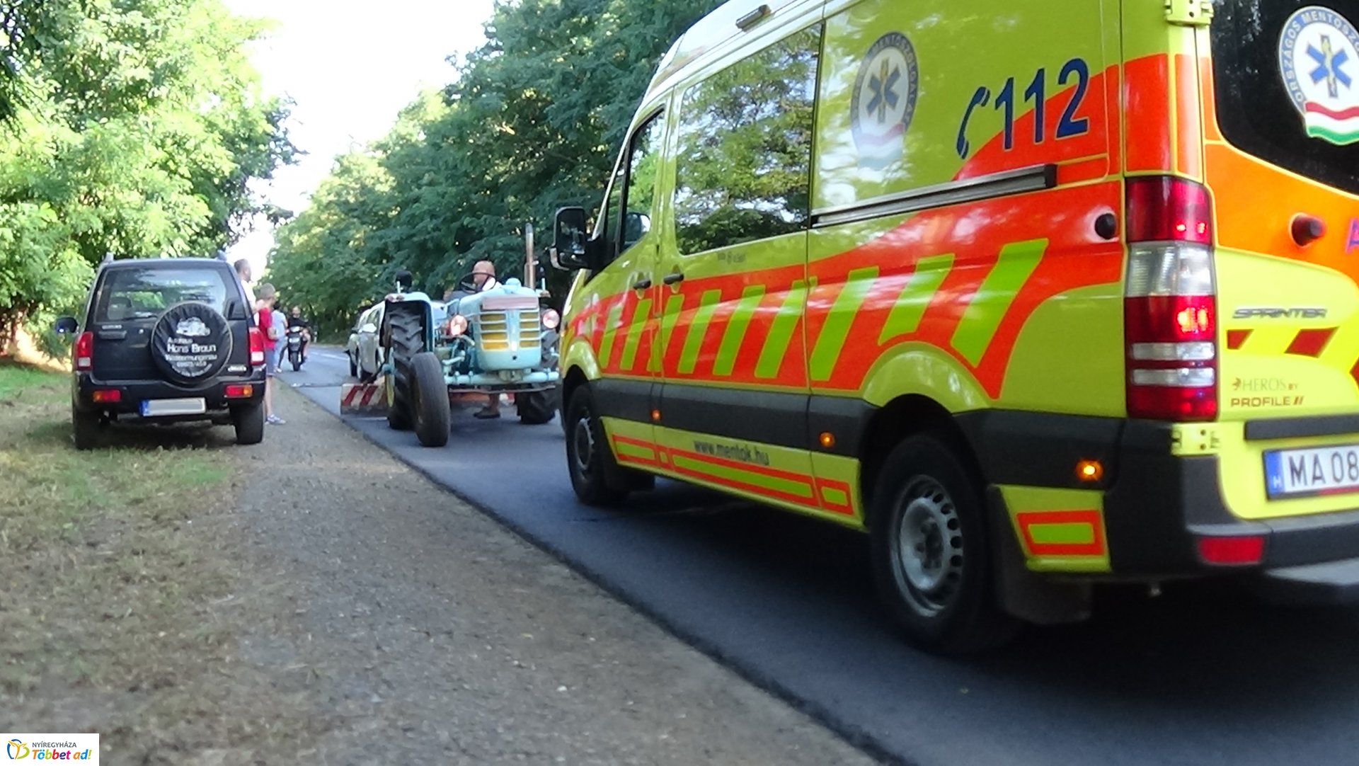 Ketten megsérültek a Nagyszállásnál történt balesetben