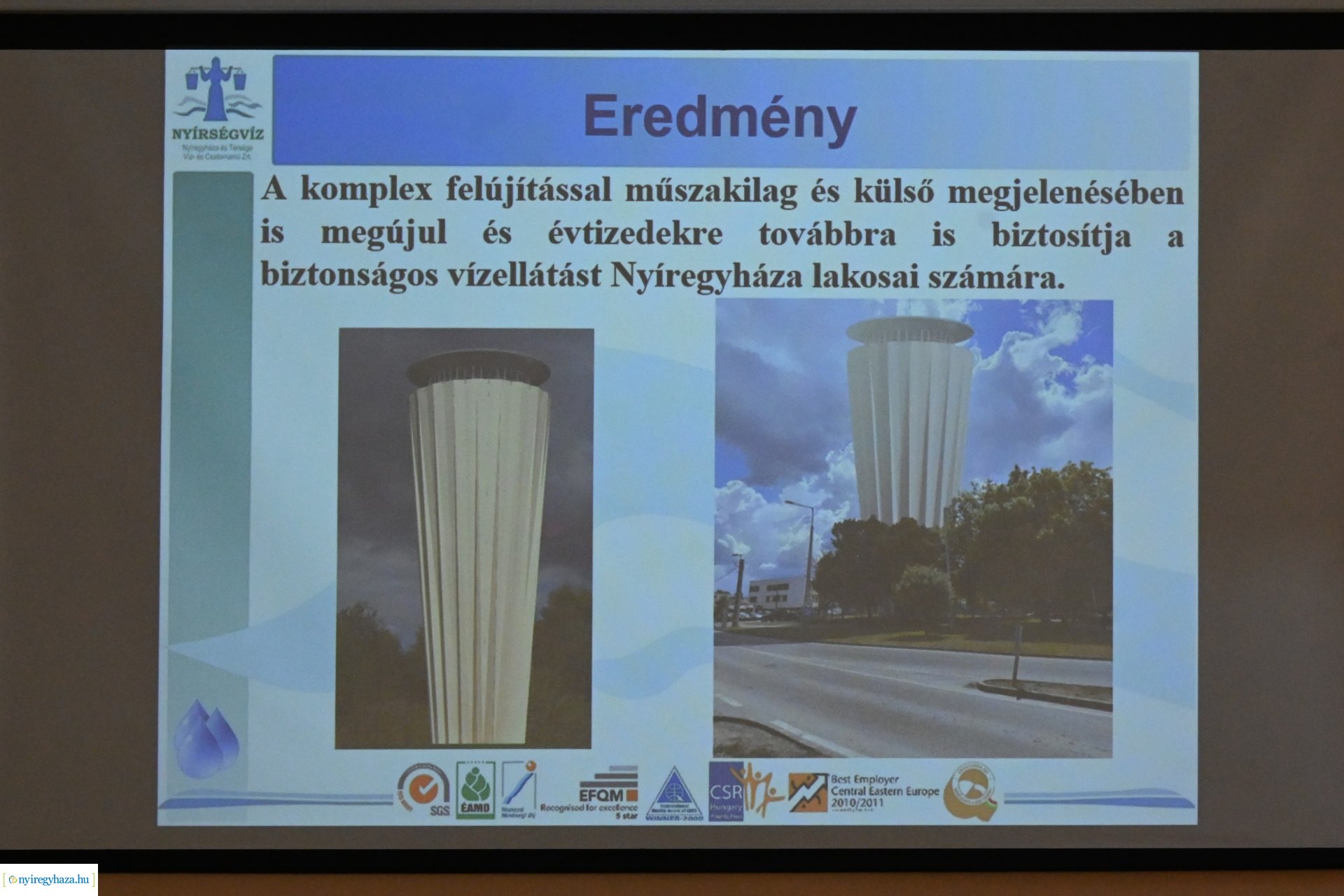 Kezdődik a Víztorony felújítása