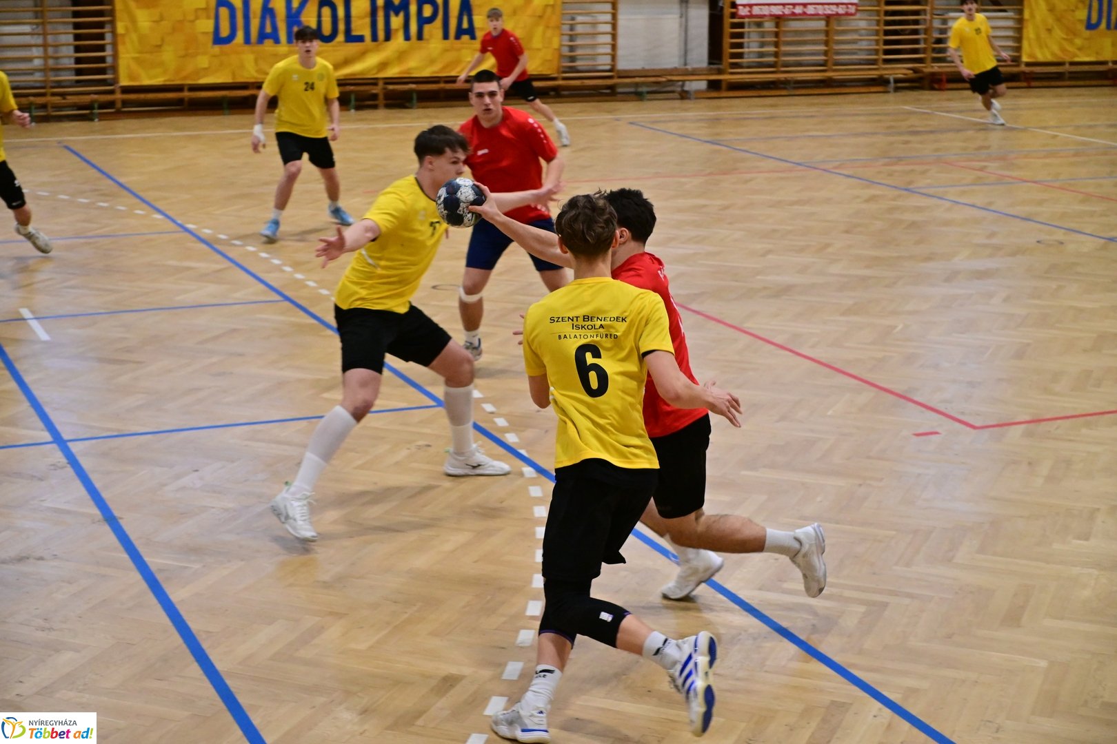 Kézilabda diákolimpia a Bem iskolában 2026 januárjában