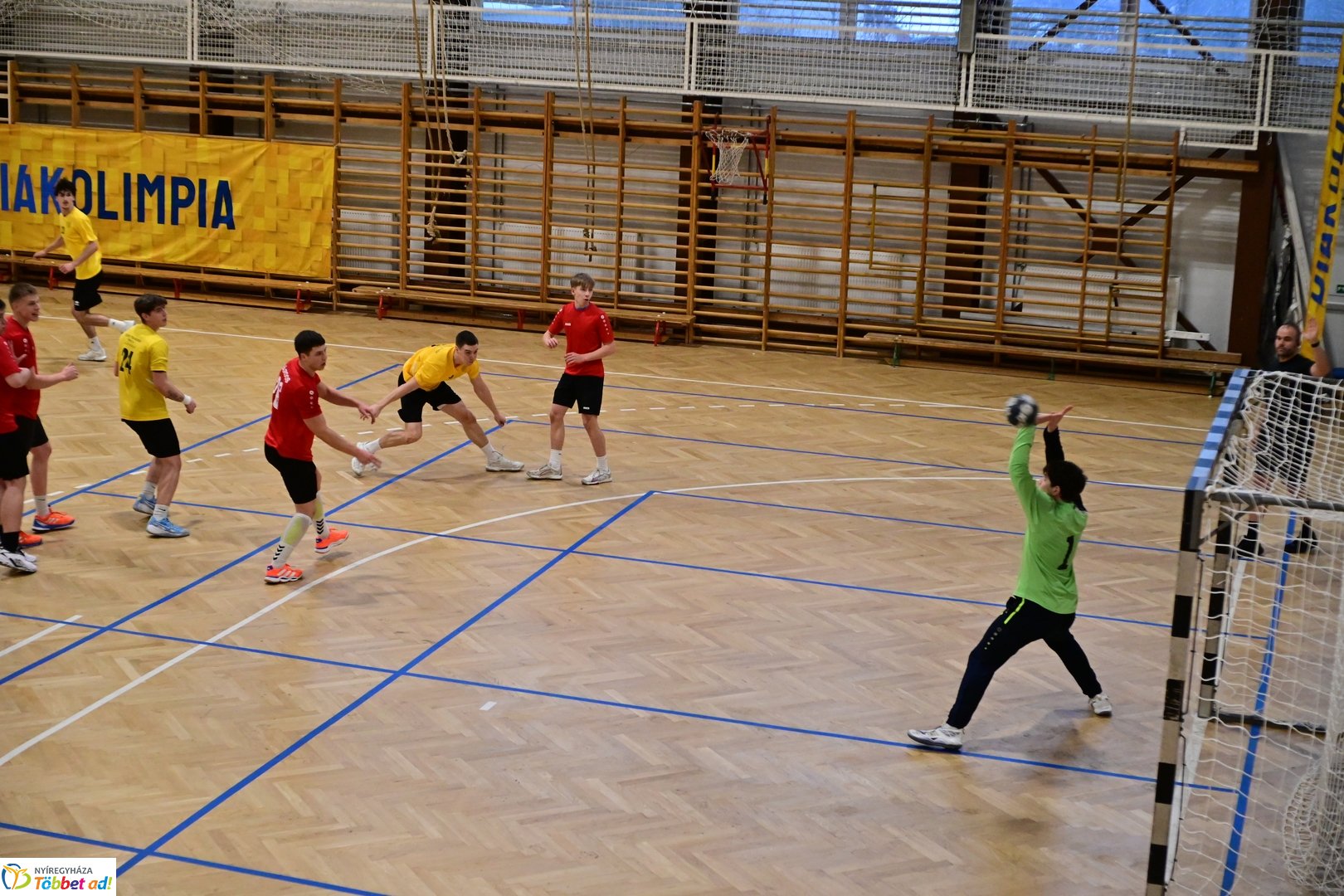 Kézilabda diákolimpia a Bem iskolában 2026 januárjában