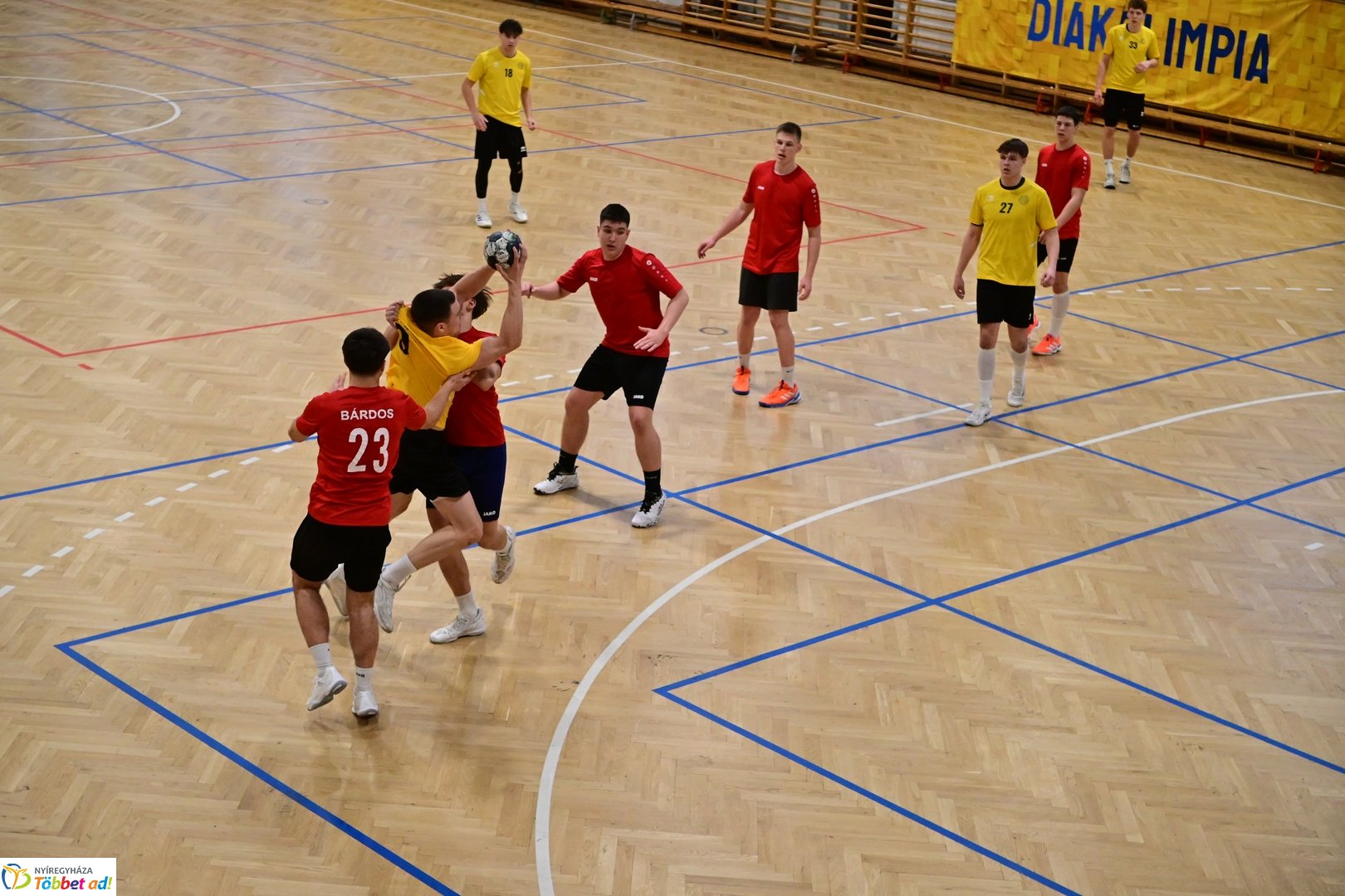 Kézilabda diákolimpia a Bem iskolában 2026 januárjában